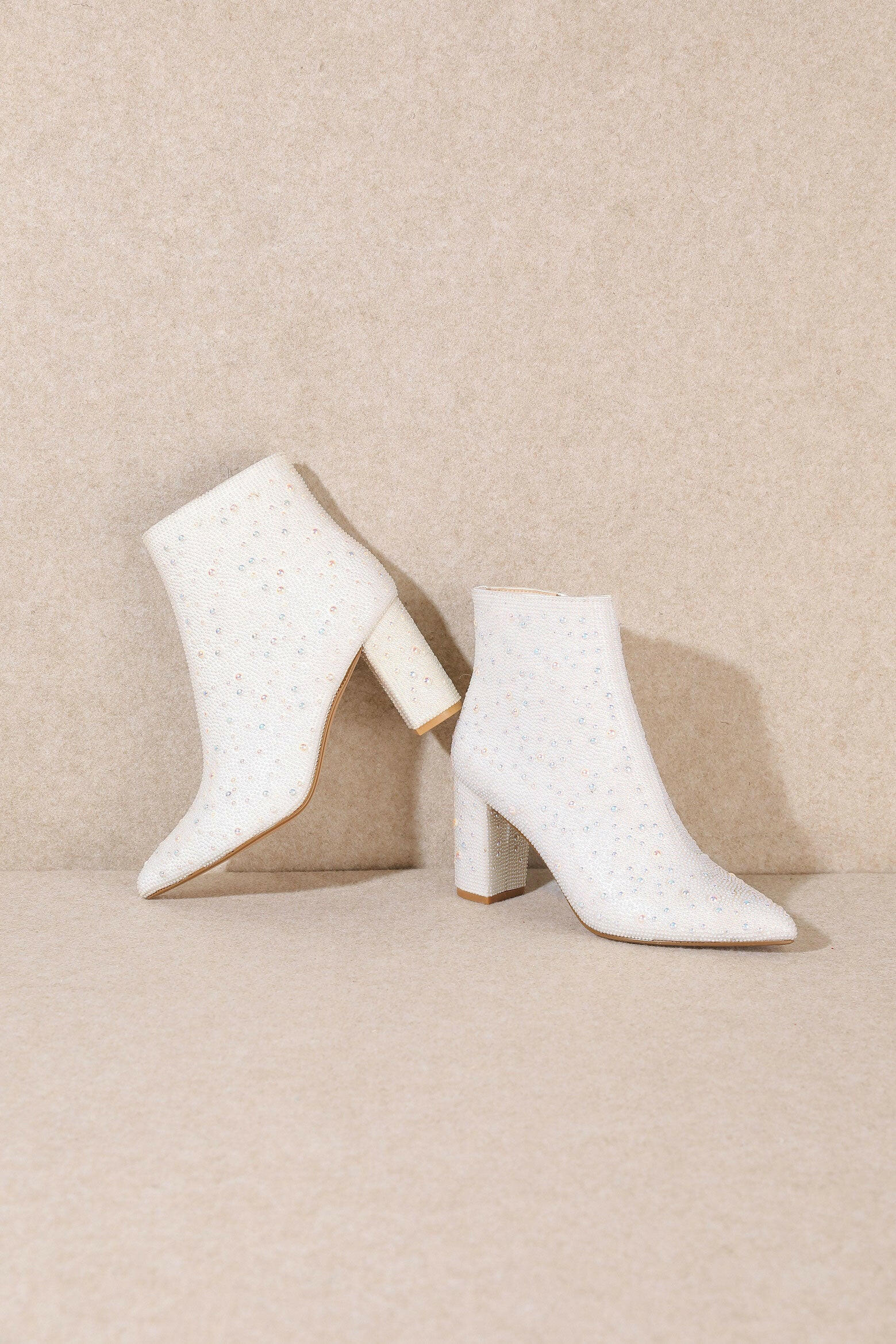 Christine Rhinestone Embellished Boot-Booties-Krush Kandy, Women's Online Fashion Boutique Located in Phoenix, Arizona (Scottsdale Area)