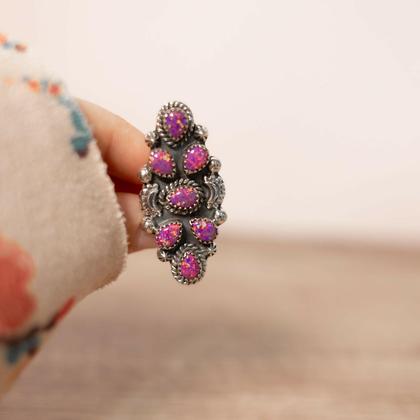 Moonlight Stone Rings | Krush Kouture-Cluster Rings-Krush Kandy, Women's Online Fashion Boutique Located in Phoenix, Arizona (Scottsdale Area)