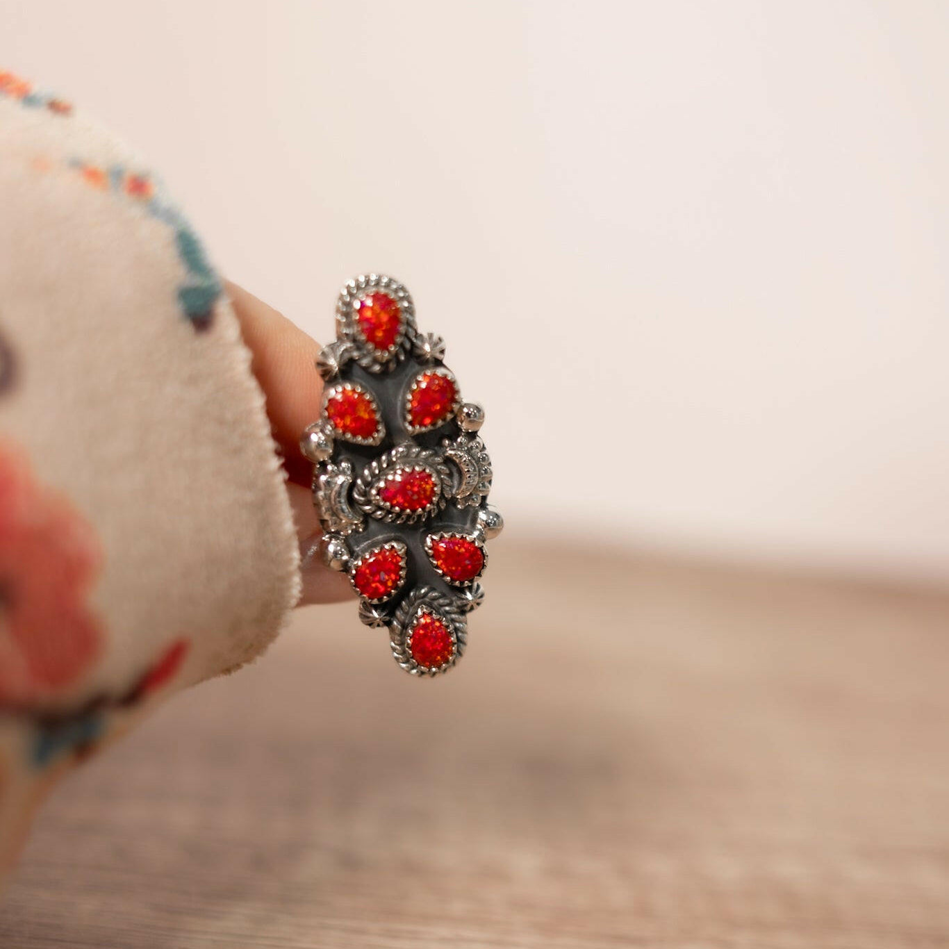 Moonlight Stone Rings | Krush Kouture-Cluster Rings-Krush Kandy, Women's Online Fashion Boutique Located in Phoenix, Arizona (Scottsdale Area)