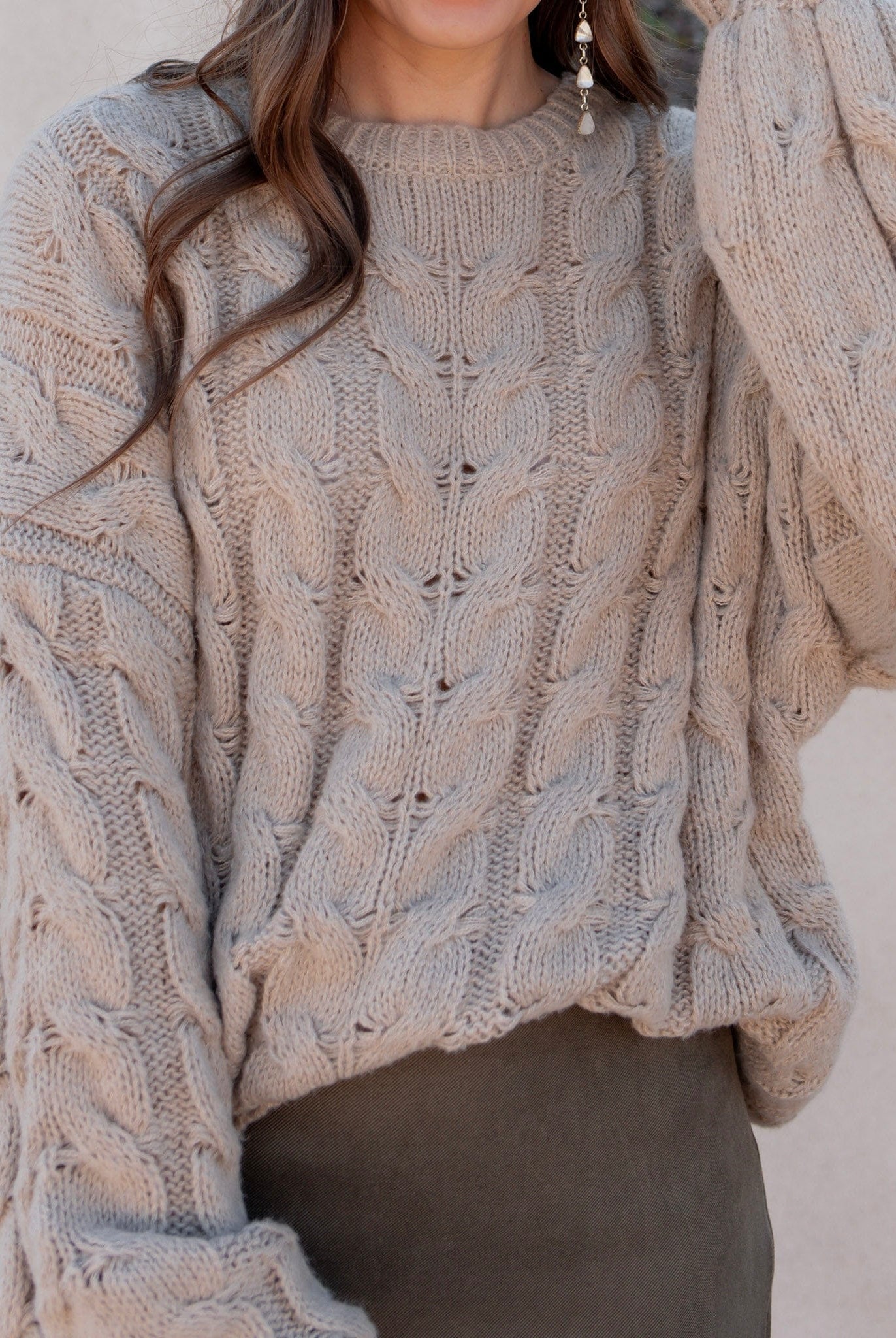 Comfort Krush Oversized Knit Sweater-Sweaters-Krush Kandy, Women's Online Fashion Boutique Located in Phoenix, Arizona (Scottsdale Area)