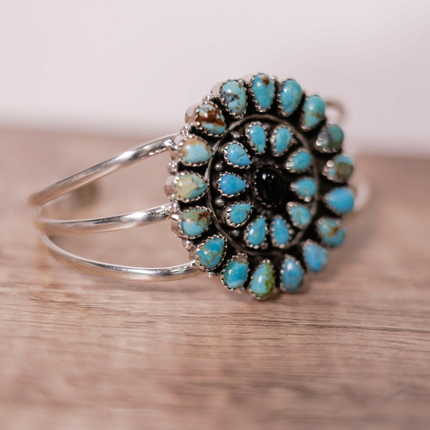 Wild Sage Concho Stone Bracelet-Beaded Bracelets-Krush Kandy, Women's Online Fashion Boutique Located in Phoenix, Arizona (Scottsdale Area)