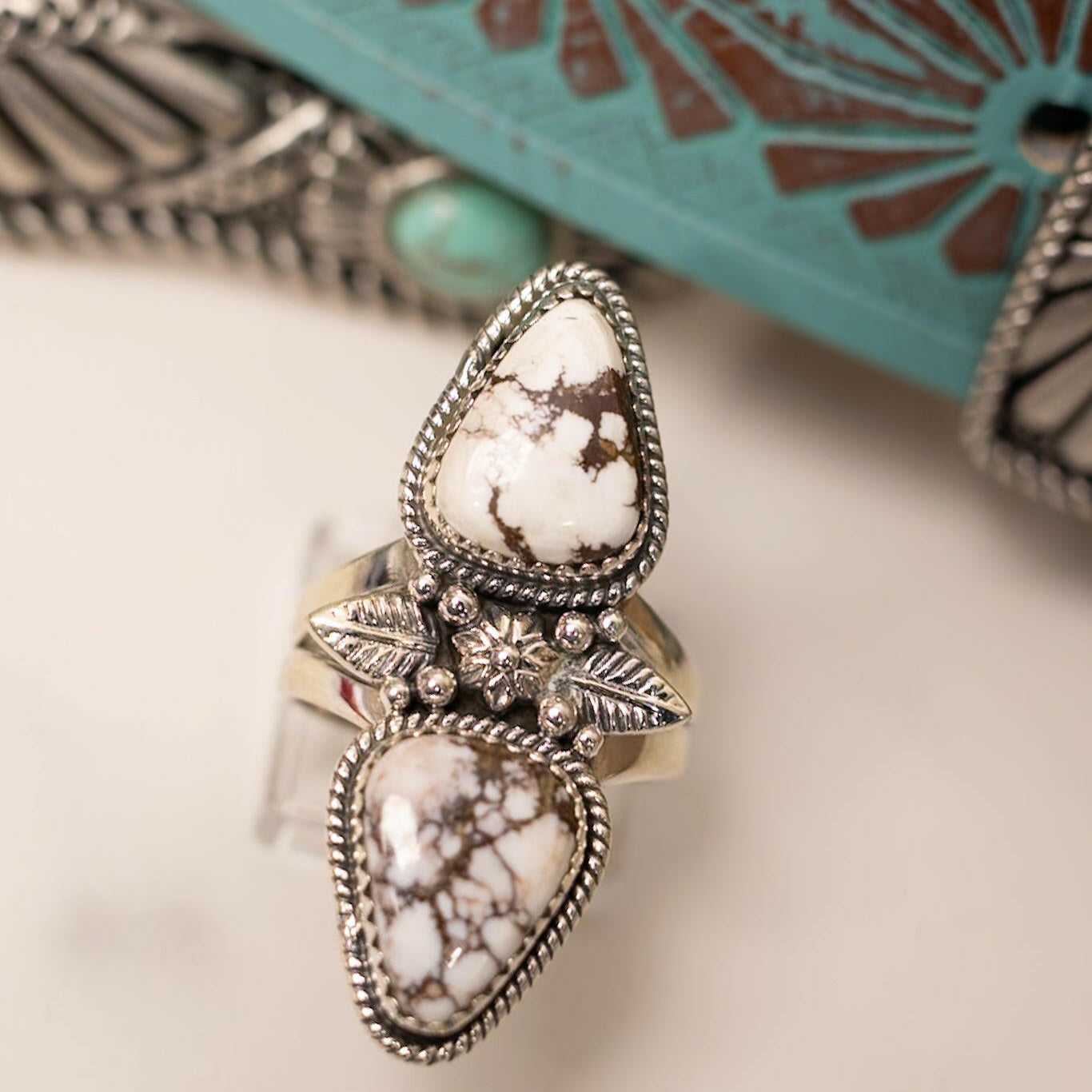 Peacekeeper Stone Ring-Statement Rings-Krush Kandy, Women's Online Fashion Boutique Located in Phoenix, Arizona (Scottsdale Area)