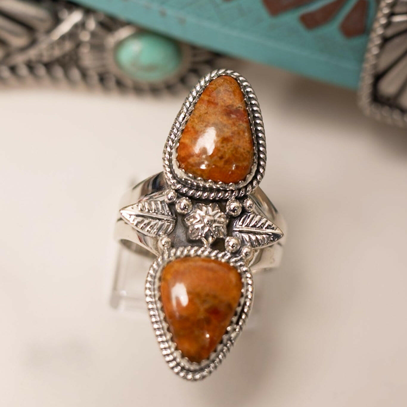 Peacekeeper Stone Ring-Statement Rings-Krush Kandy, Women's Online Fashion Boutique Located in Phoenix, Arizona (Scottsdale Area)
