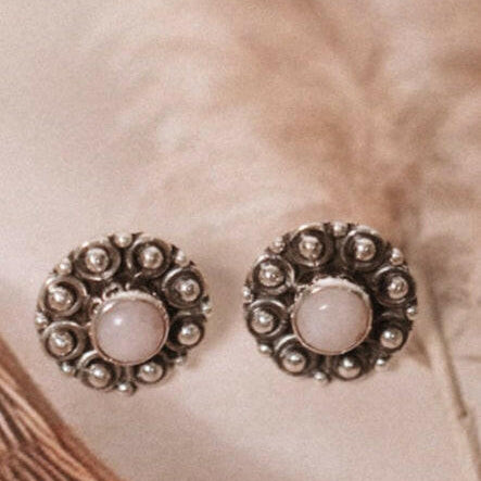 Tora's Single Stone Stud Earrings-Stud Earrings-Krush Kandy, Women's Online Fashion Boutique Located in Phoenix, Arizona (Scottsdale Area)