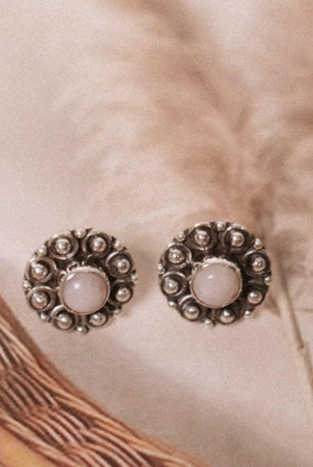 Tora's Single Stone Stud Earrings-Stud Earrings-Krush Kandy, Women's Online Fashion Boutique Located in Phoenix, Arizona (Scottsdale Area)