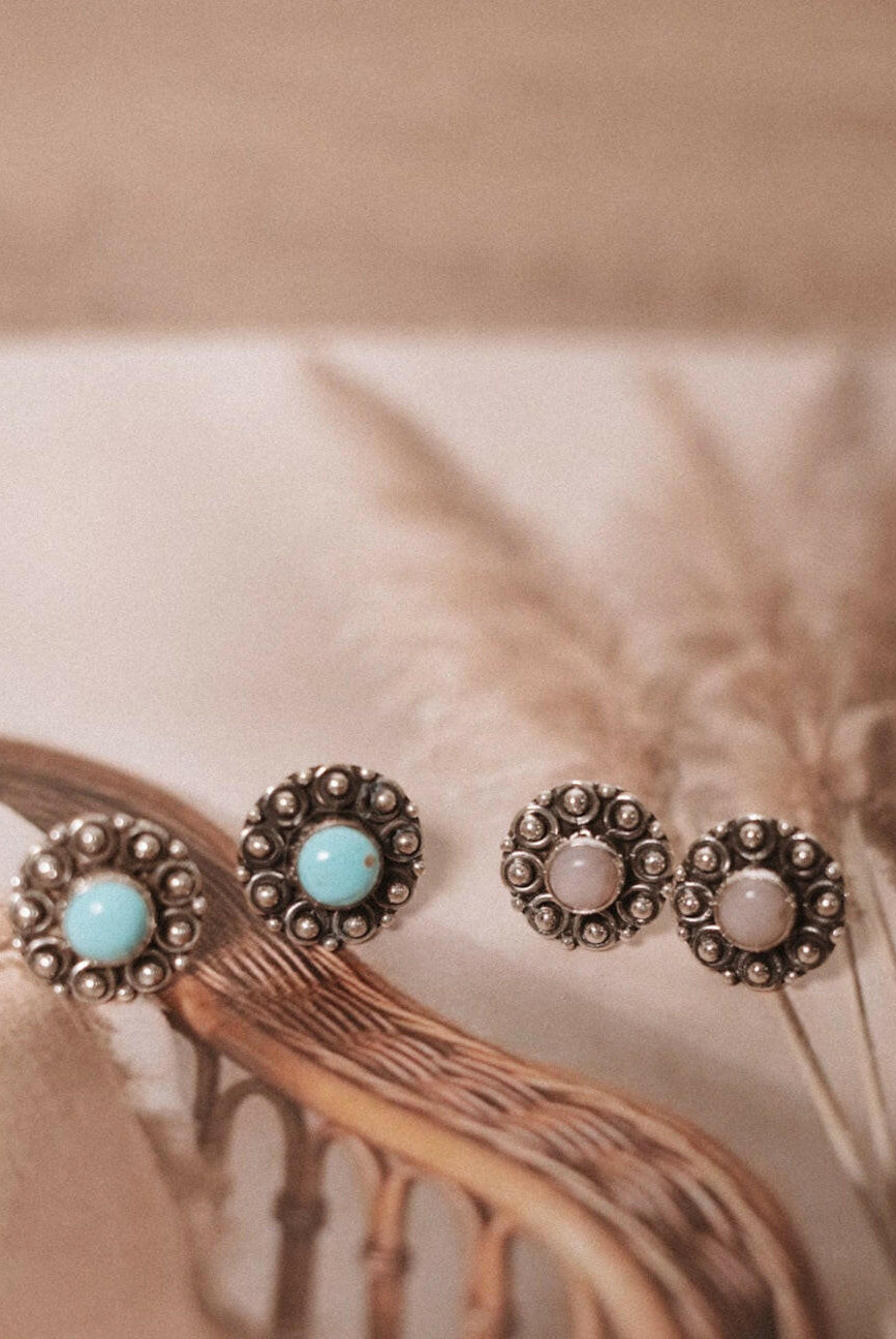 Tora's Single Stone Stud Earrings-Stud Earrings-Krush Kandy, Women's Online Fashion Boutique Located in Phoenix, Arizona (Scottsdale Area)
