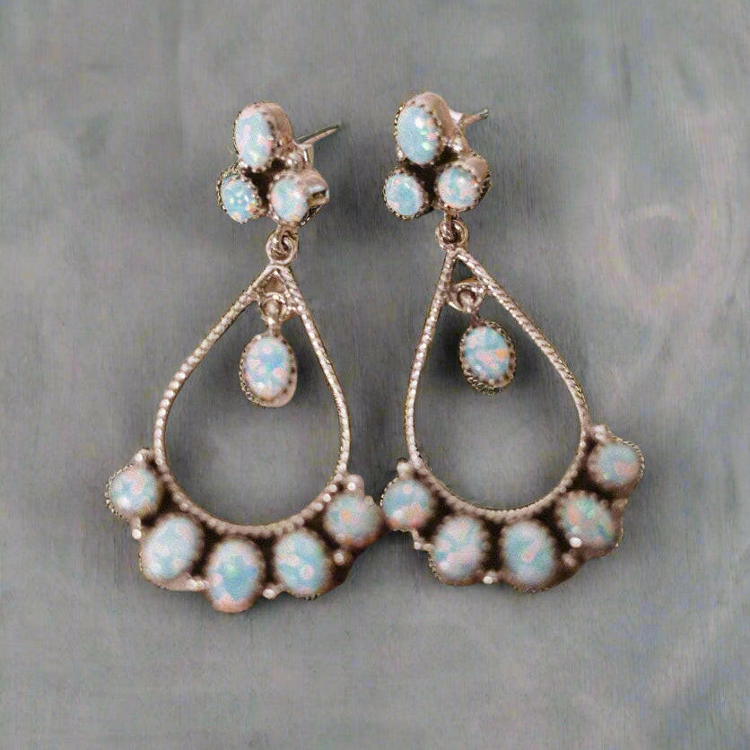 Brielle's Stone Drop Earrings-Drop Earrings-Krush Kandy, Women's Online Fashion Boutique Located in Phoenix, Arizona (Scottsdale Area)
