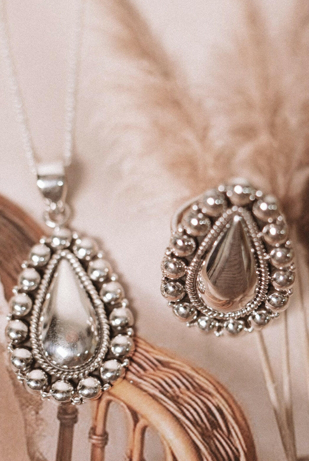 To The Point Sterling Necklace & Ring-Chain Necklaces-Krush Kandy, Women's Online Fashion Boutique Located in Phoenix, Arizona (Scottsdale Area)