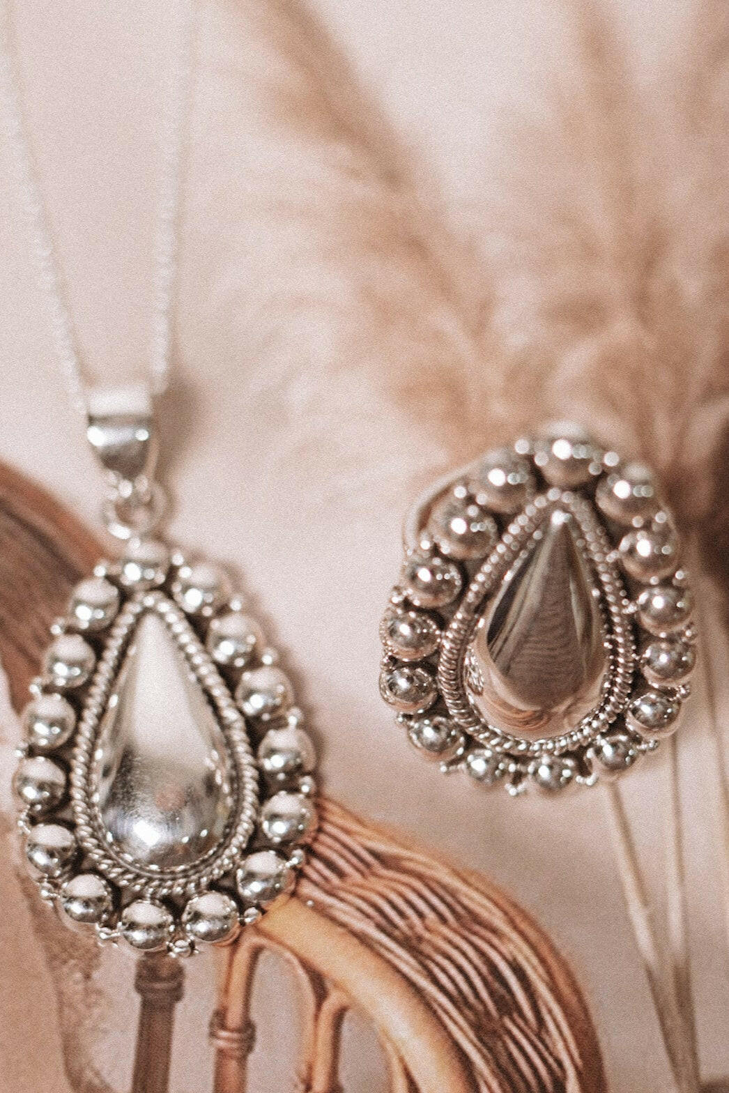 To The Point Sterling Necklace & Ring-Chain Necklaces-Krush Kandy, Women's Online Fashion Boutique Located in Phoenix, Arizona (Scottsdale Area)