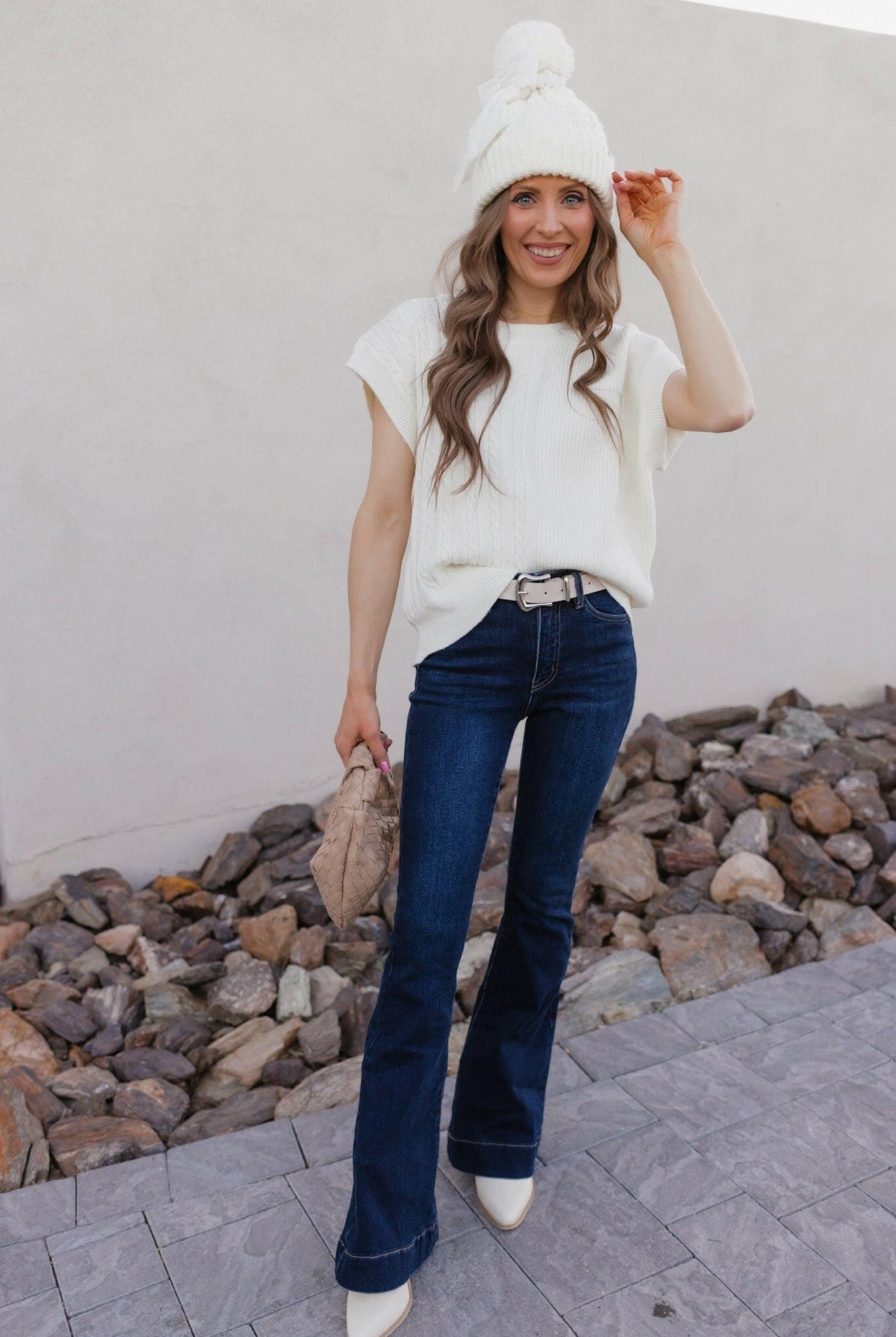 Winterberry Cable-Knit Sweater-Tops-Krush Kandy, Women's Online Fashion Boutique Located in Phoenix, Arizona (Scottsdale Area)