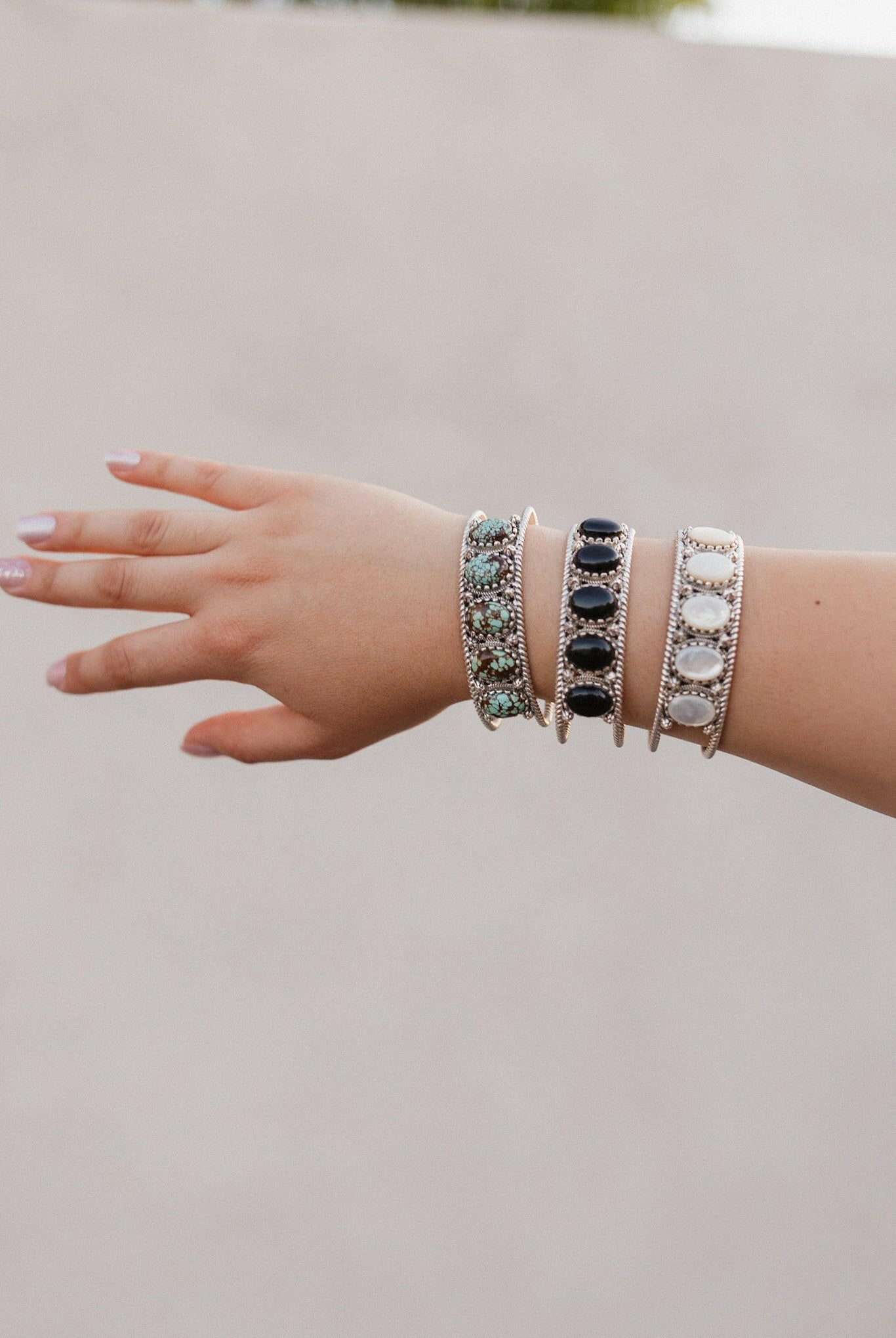 Twisted Trail Stone Cuff-Cuffs-Krush Kandy, Women's Online Fashion Boutique Located in Phoenix, Arizona (Scottsdale Area)