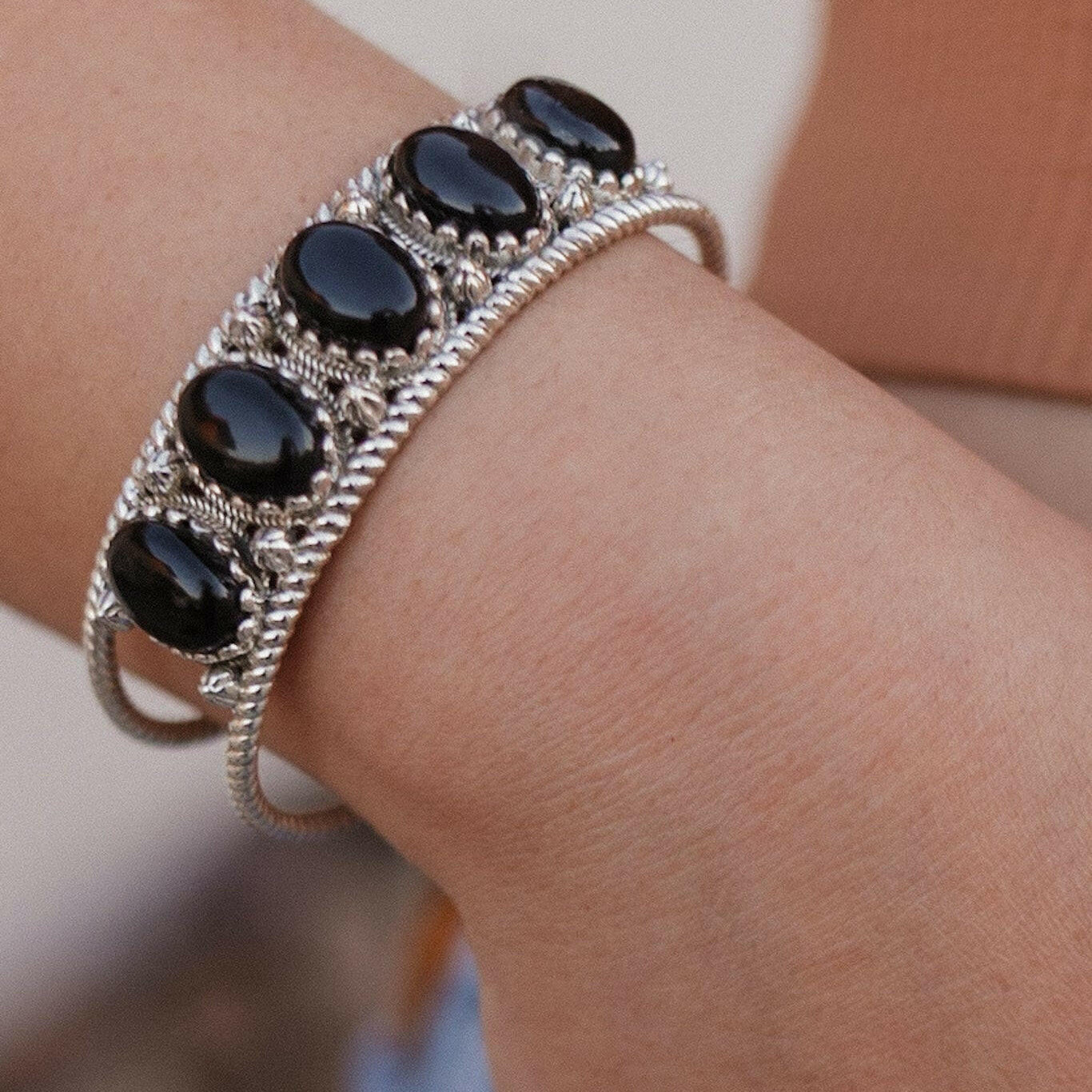 Twisted Trail Stone Cuff-Cuffs-Krush Kandy, Women's Online Fashion Boutique Located in Phoenix, Arizona (Scottsdale Area)