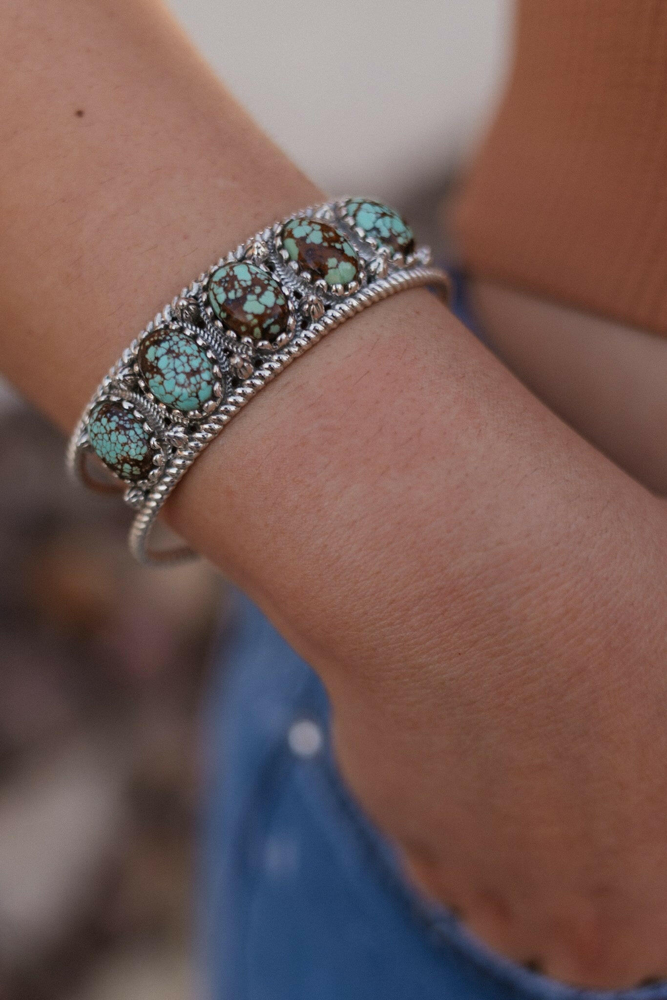 Twisted Trail Stone Cuff-Cuffs-Krush Kandy, Women's Online Fashion Boutique Located in Phoenix, Arizona (Scottsdale Area)