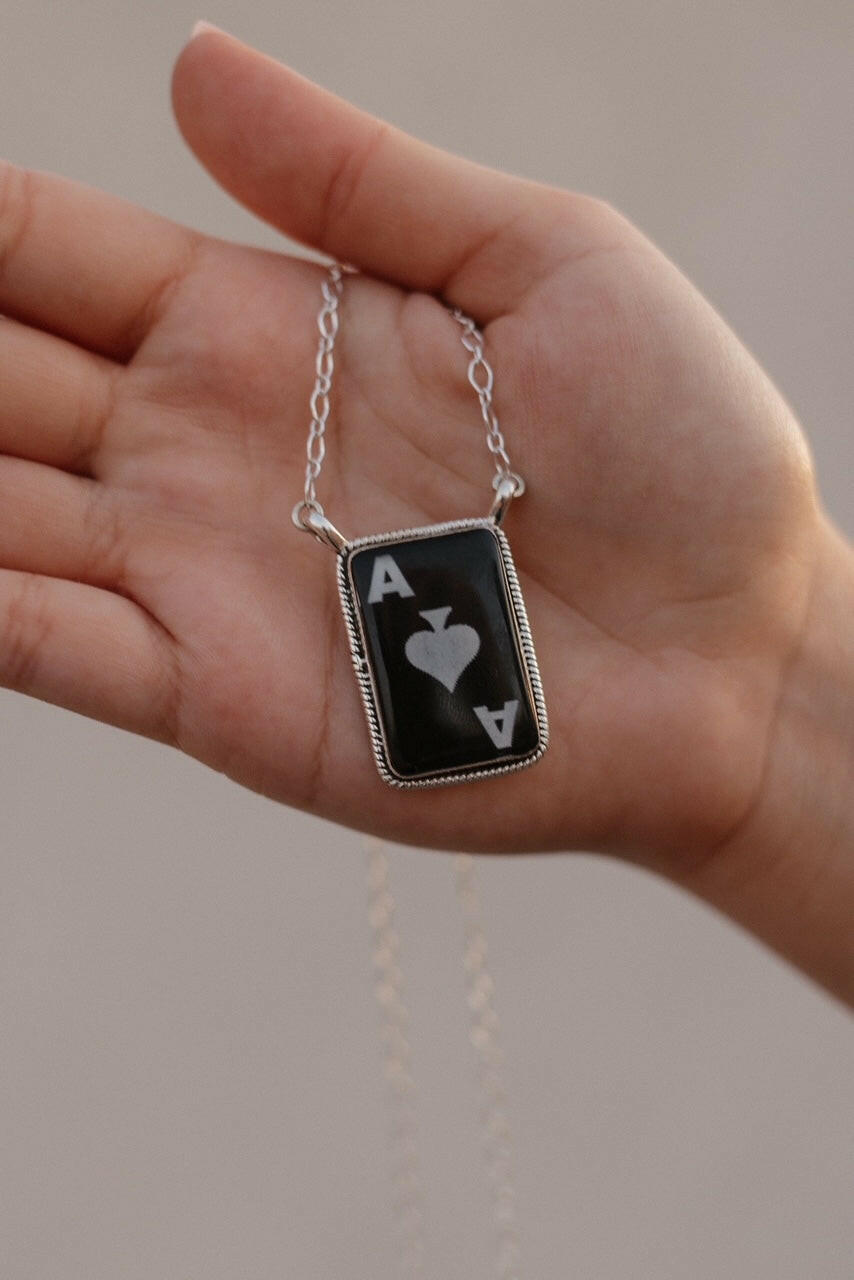 Wild Ace Sterling Silver Ring & Necklaces-Necklaces-Krush Kandy, Women's Online Fashion Boutique Located in Phoenix, Arizona (Scottsdale Area)