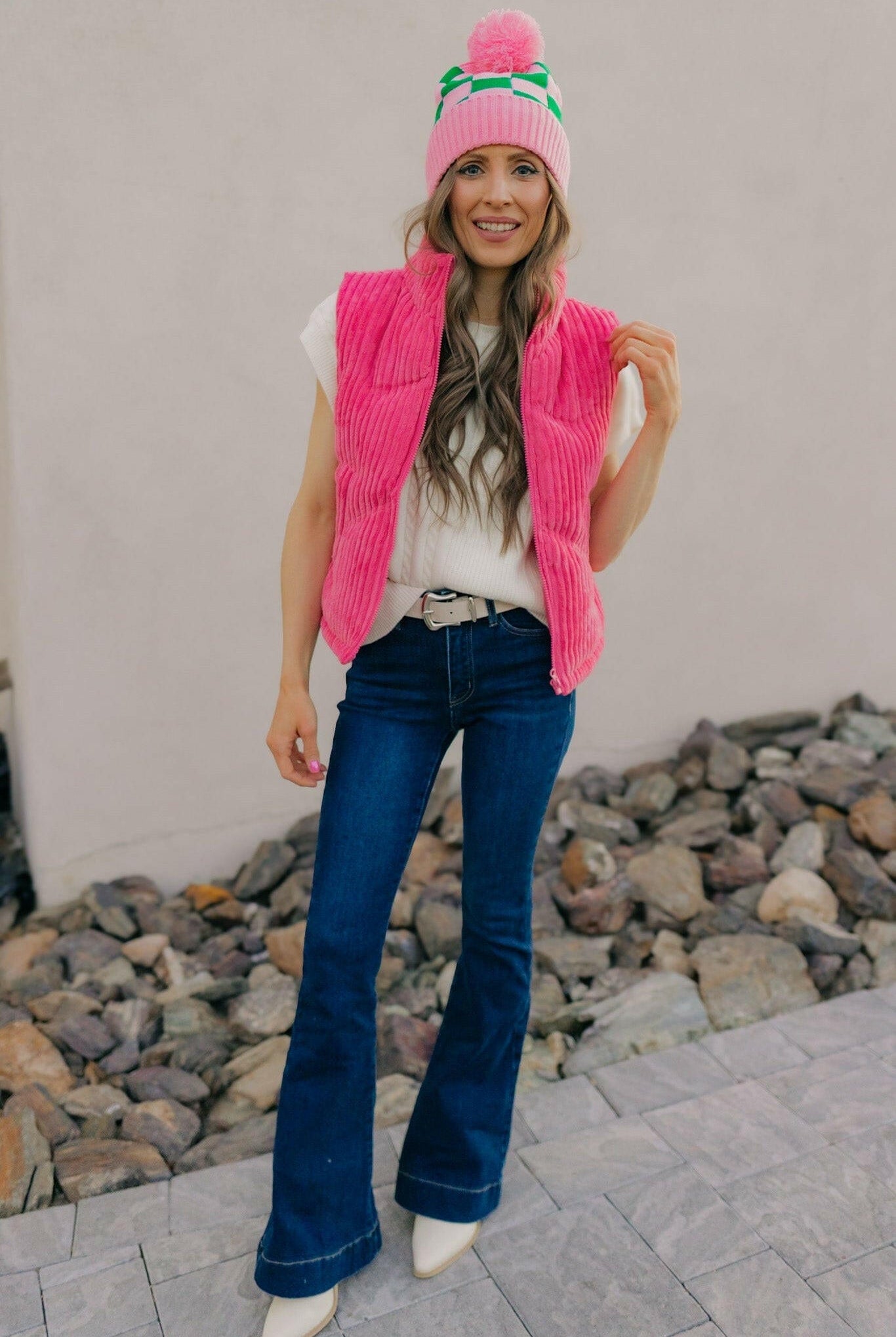 The Ridge Zip-Up Padded Corduroy Puffer Vest S-3X EXCLUSIVE-Vests-Krush Kandy, Women's Online Fashion Boutique Located in Phoenix, Arizona (Scottsdale Area)