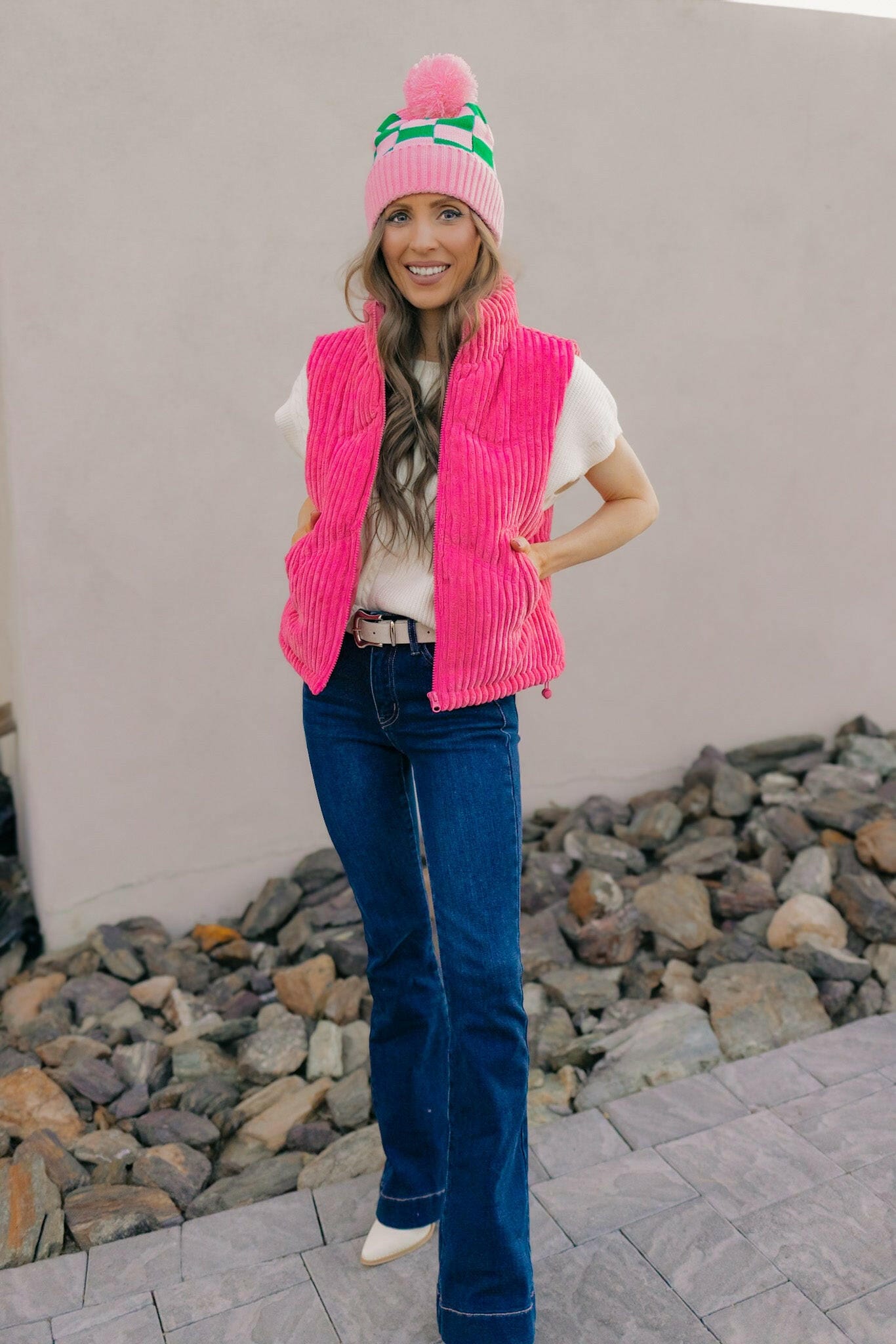 The Ridge Zip-Up Padded Corduroy Puffer Vest S-3X EXCLUSIVE-Vests-Krush Kandy, Women's Online Fashion Boutique Located in Phoenix, Arizona (Scottsdale Area)