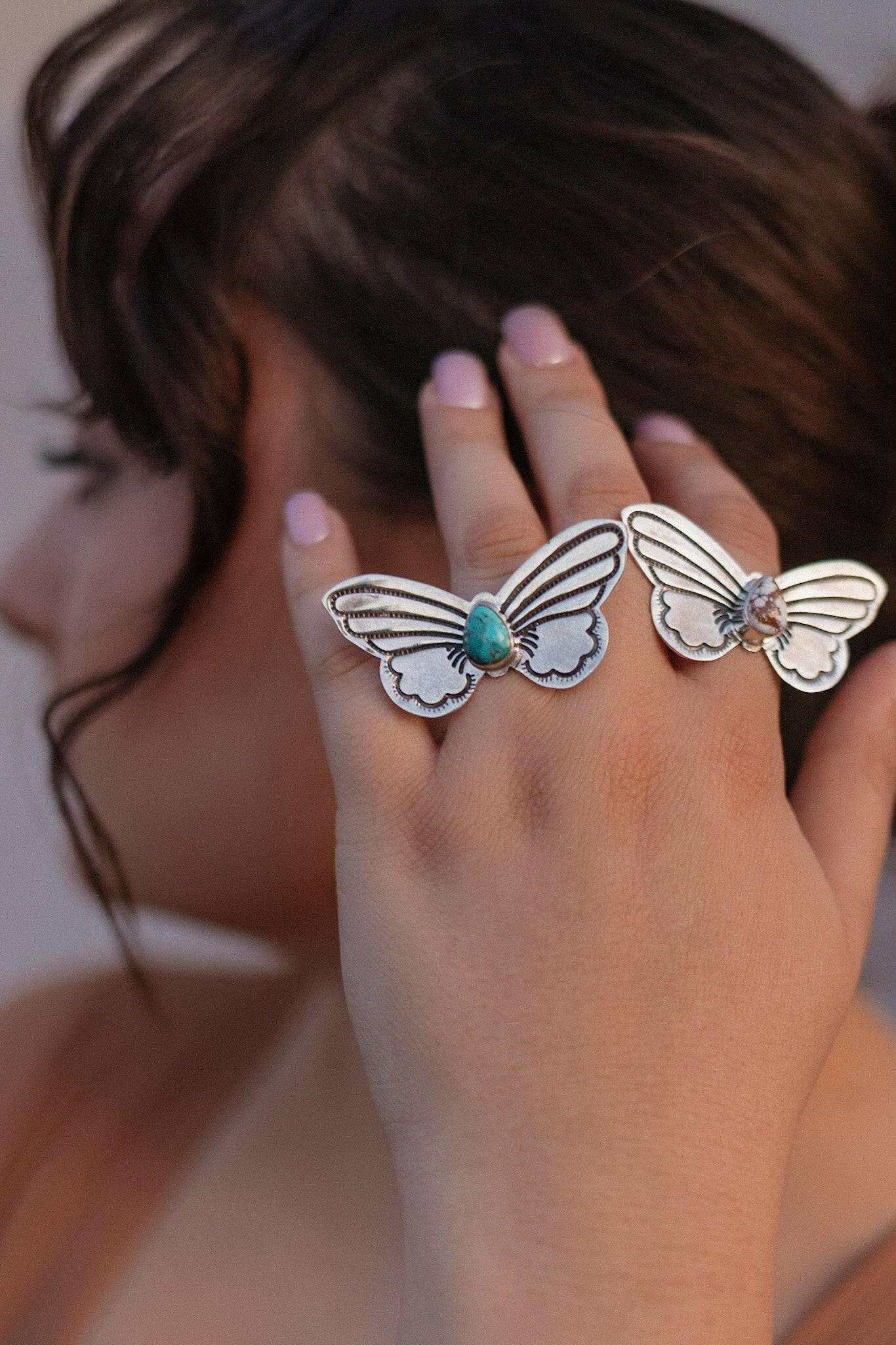 Single Stone Butterfly Ring-Statement Rings-Krush Kandy, Women's Online Fashion Boutique Located in Phoenix, Arizona (Scottsdale Area)