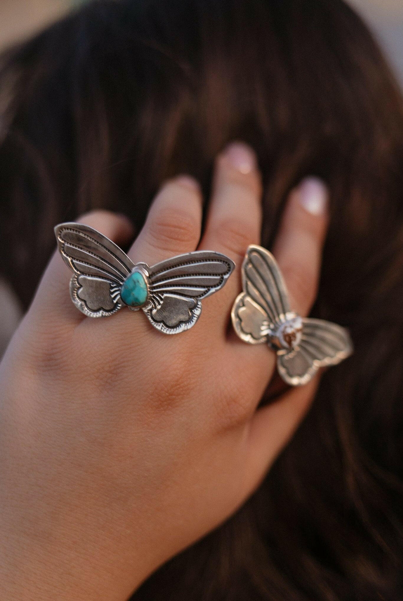 Single Stone Butterfly Ring-Statement Rings-Krush Kandy, Women's Online Fashion Boutique Located in Phoenix, Arizona (Scottsdale Area)