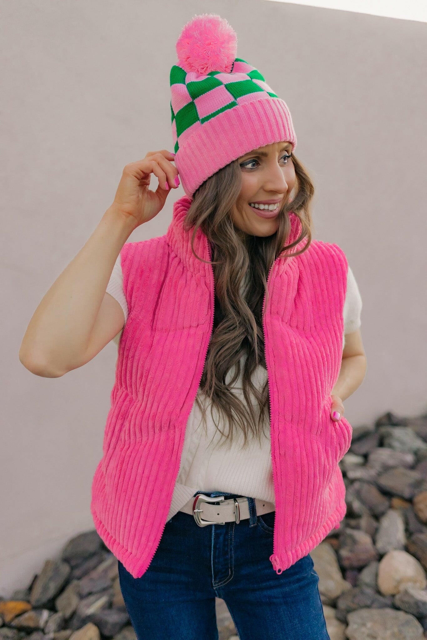 The Ridge Zip-Up Padded Corduroy Puffer Vest S-3X EXCLUSIVE-Vests-Krush Kandy, Women's Online Fashion Boutique Located in Phoenix, Arizona (Scottsdale Area)