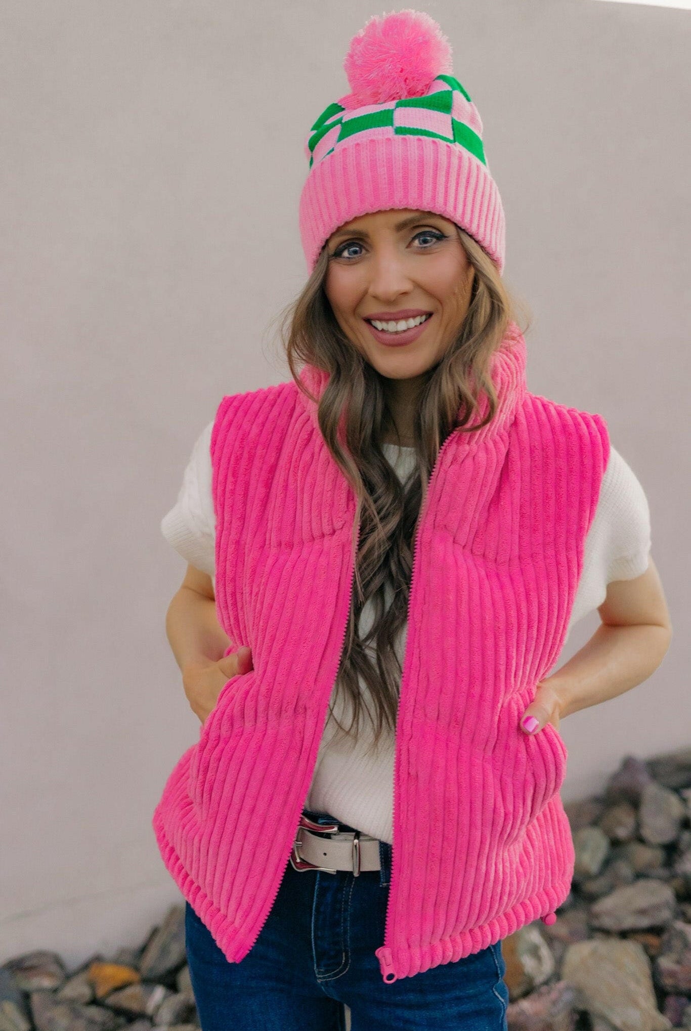 The Ridge Zip-Up Padded Corduroy Puffer Vest S-3X EXCLUSIVE-Vests-Krush Kandy, Women's Online Fashion Boutique Located in Phoenix, Arizona (Scottsdale Area)