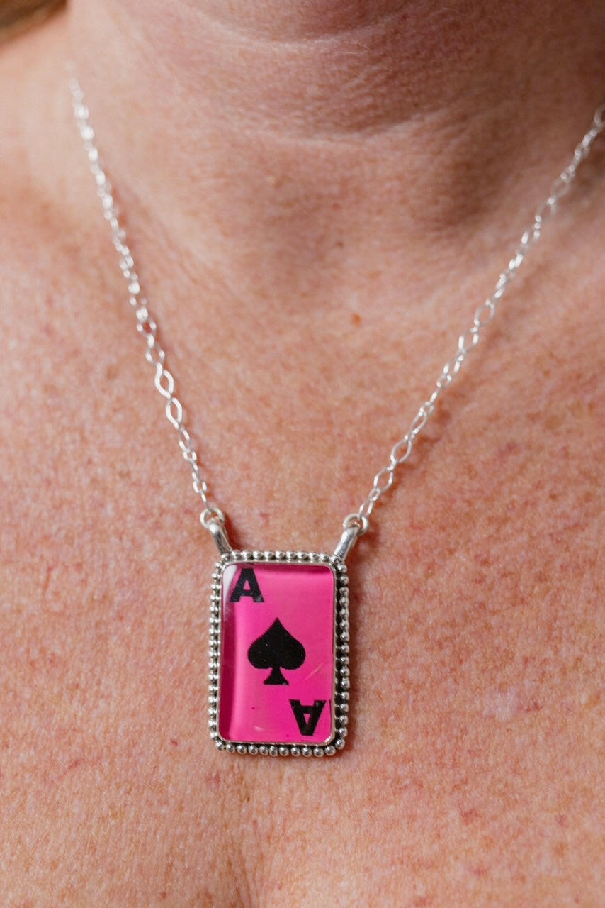 Wild Ace Sterling Silver Ring & Necklaces-Necklaces-Krush Kandy, Women's Online Fashion Boutique Located in Phoenix, Arizona (Scottsdale Area)