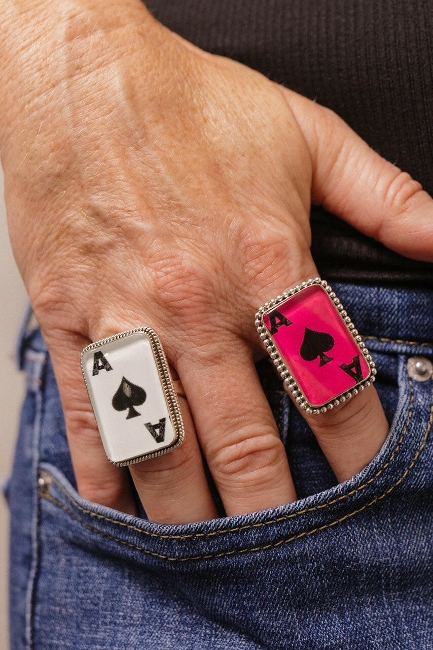 Wild Ace Sterling Silver Ring & Necklaces-Necklaces-Krush Kandy, Women's Online Fashion Boutique Located in Phoenix, Arizona (Scottsdale Area)