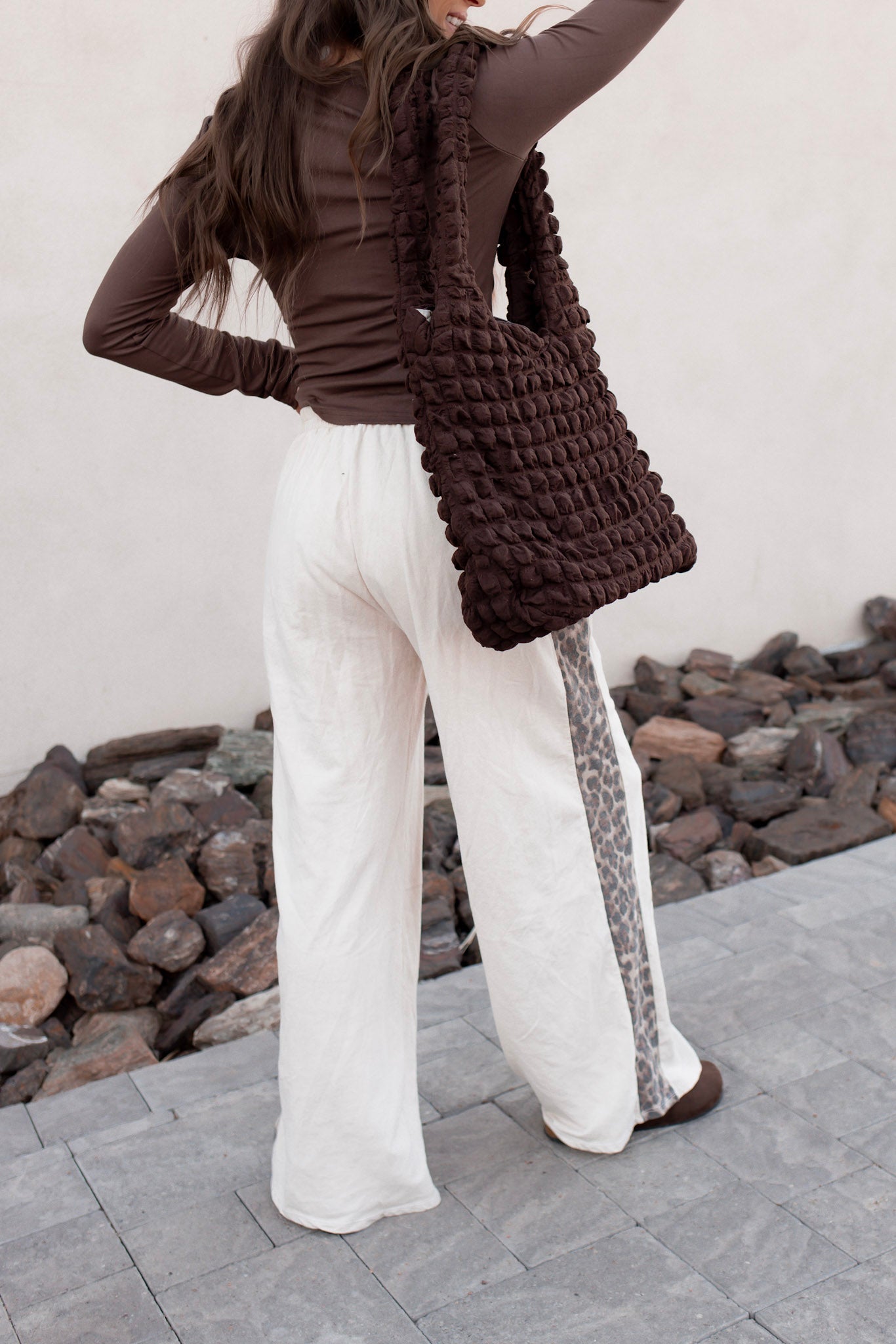 Mineral Washed Leopard Print Pocket Side Trim Pants-Pants-Krush Kandy, Women's Online Fashion Boutique Located in Phoenix, Arizona (Scottsdale Area)