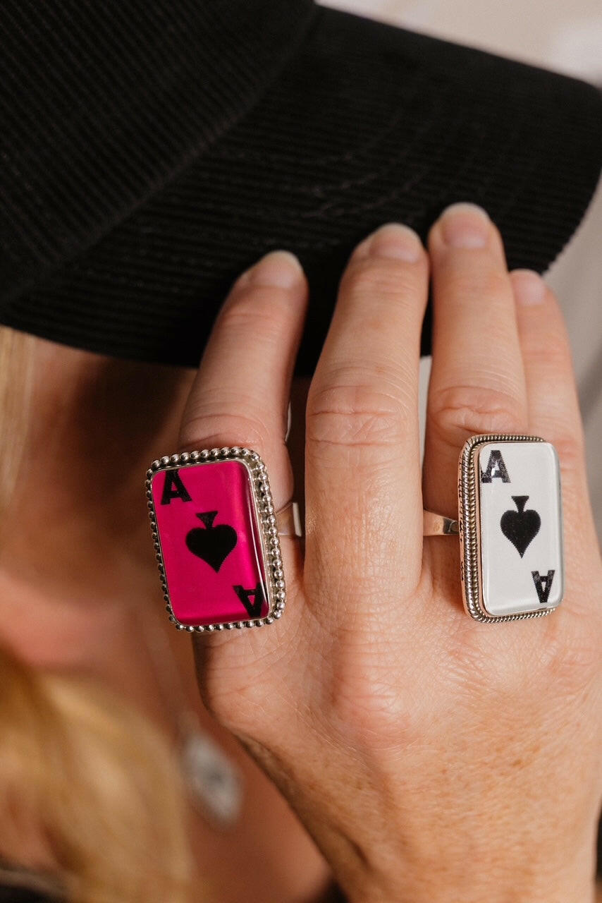 Wild Ace Sterling Silver Ring & Necklaces-Necklaces-Krush Kandy, Women's Online Fashion Boutique Located in Phoenix, Arizona (Scottsdale Area)