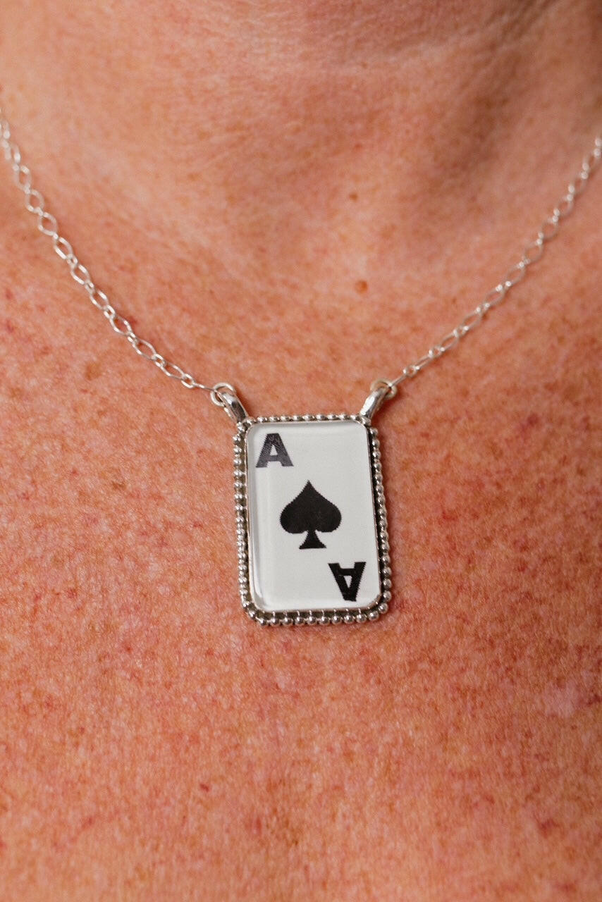 Wild Ace Sterling Silver Ring & Necklaces-Necklaces-Krush Kandy, Women's Online Fashion Boutique Located in Phoenix, Arizona (Scottsdale Area)