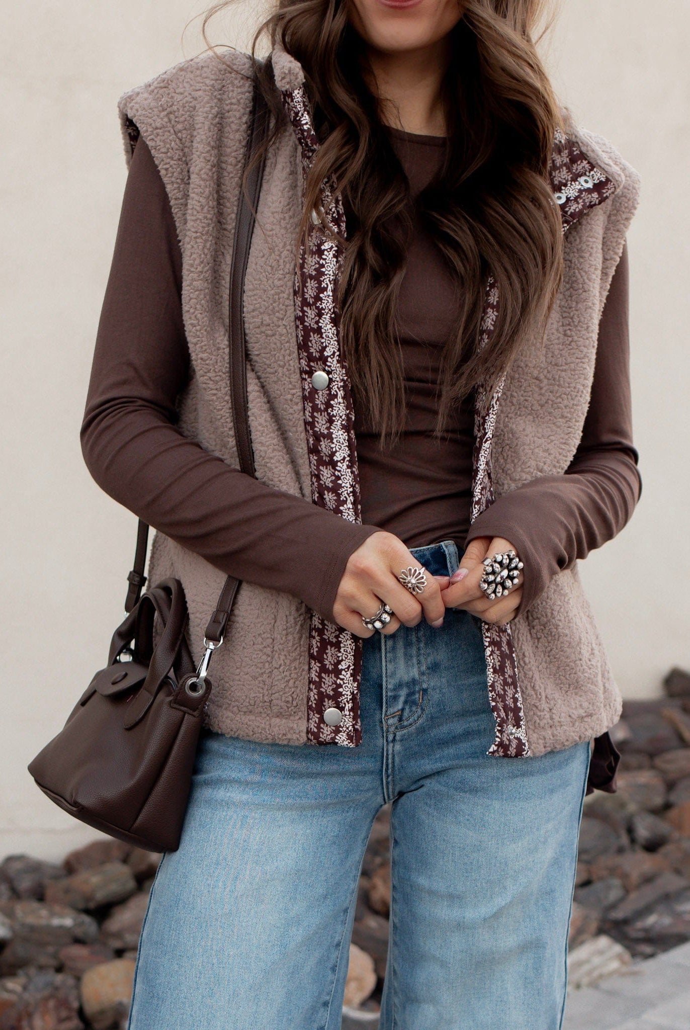 Sherpa Fleece Vest-Vests-Krush Kandy, Women's Online Fashion Boutique Located in Phoenix, Arizona (Scottsdale Area)