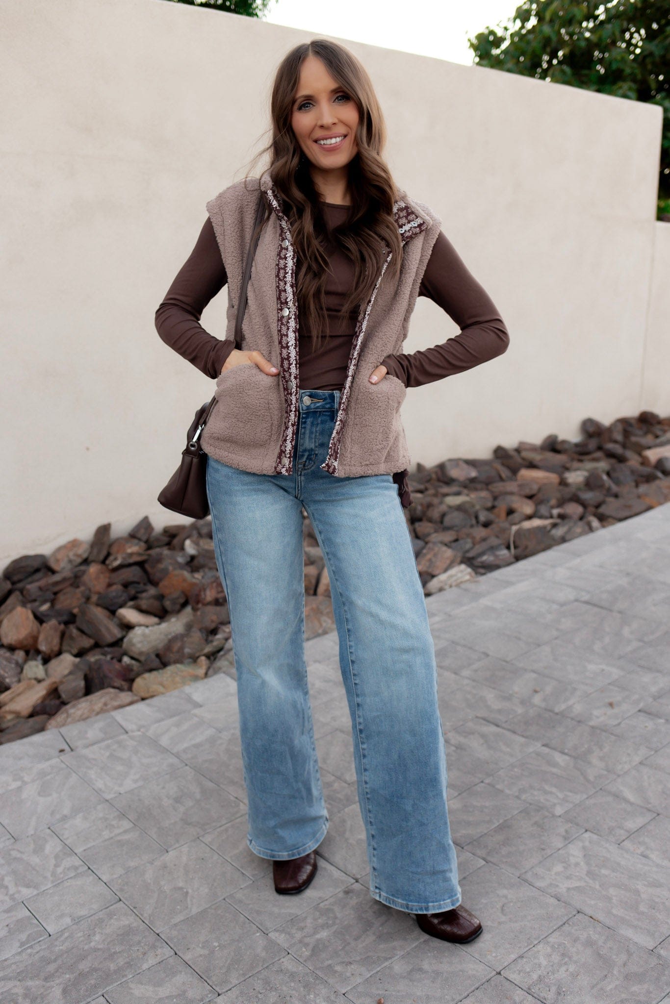 Sherpa Fleece Vest-Vests-Krush Kandy, Women's Online Fashion Boutique Located in Phoenix, Arizona (Scottsdale Area)
