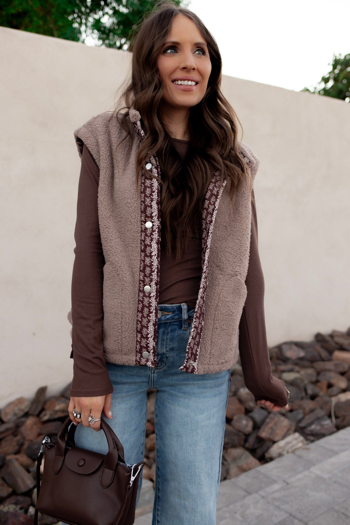 Sherpa Fleece Vest-Vests-Krush Kandy, Women's Online Fashion Boutique Located in Phoenix, Arizona (Scottsdale Area)