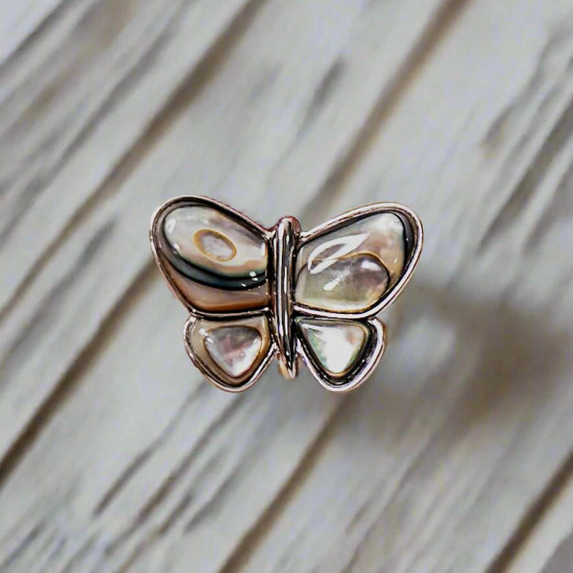 Butterfly Stone Slab Ring-Rings-Krush Kandy, Women's Online Fashion Boutique Located in Phoenix, Arizona (Scottsdale Area)