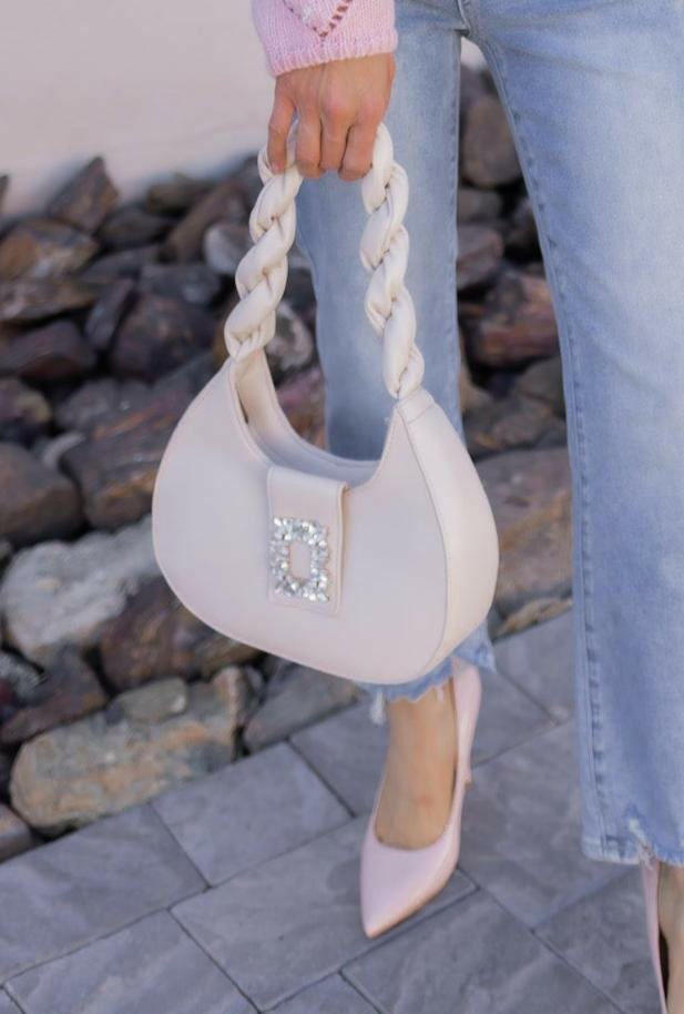 Eternally Yours Crescent Shoulder Bag-Purses & Bags-Krush Kandy, Women's Online Fashion Boutique Located in Phoenix, Arizona (Scottsdale Area)