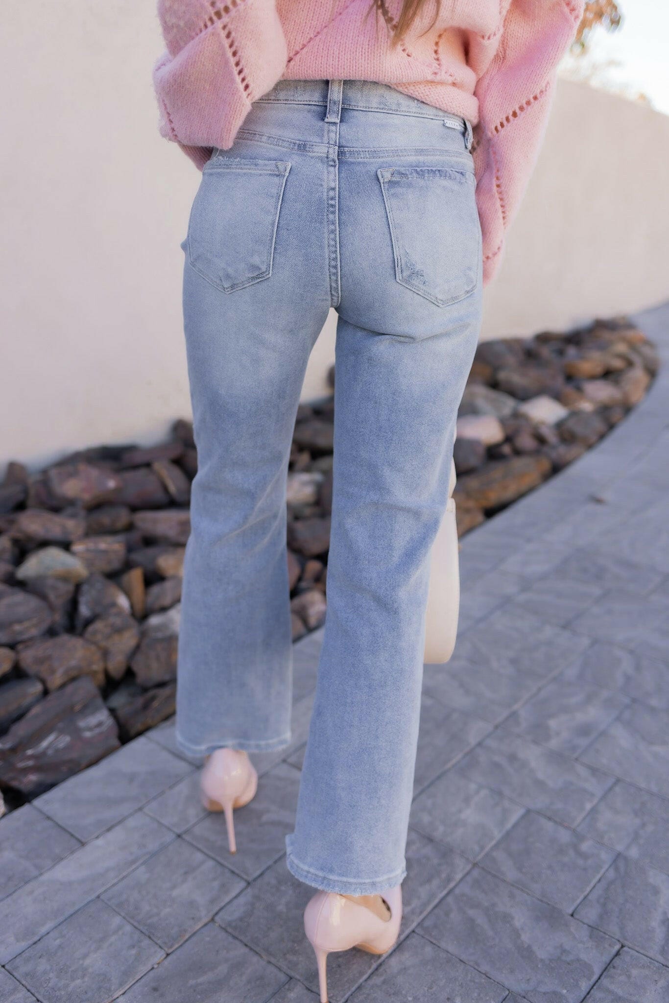 Risen Park Avenue High Rise Straight Leg Jeans-Jeans-Krush Kandy, Women's Online Fashion Boutique Located in Phoenix, Arizona (Scottsdale Area)