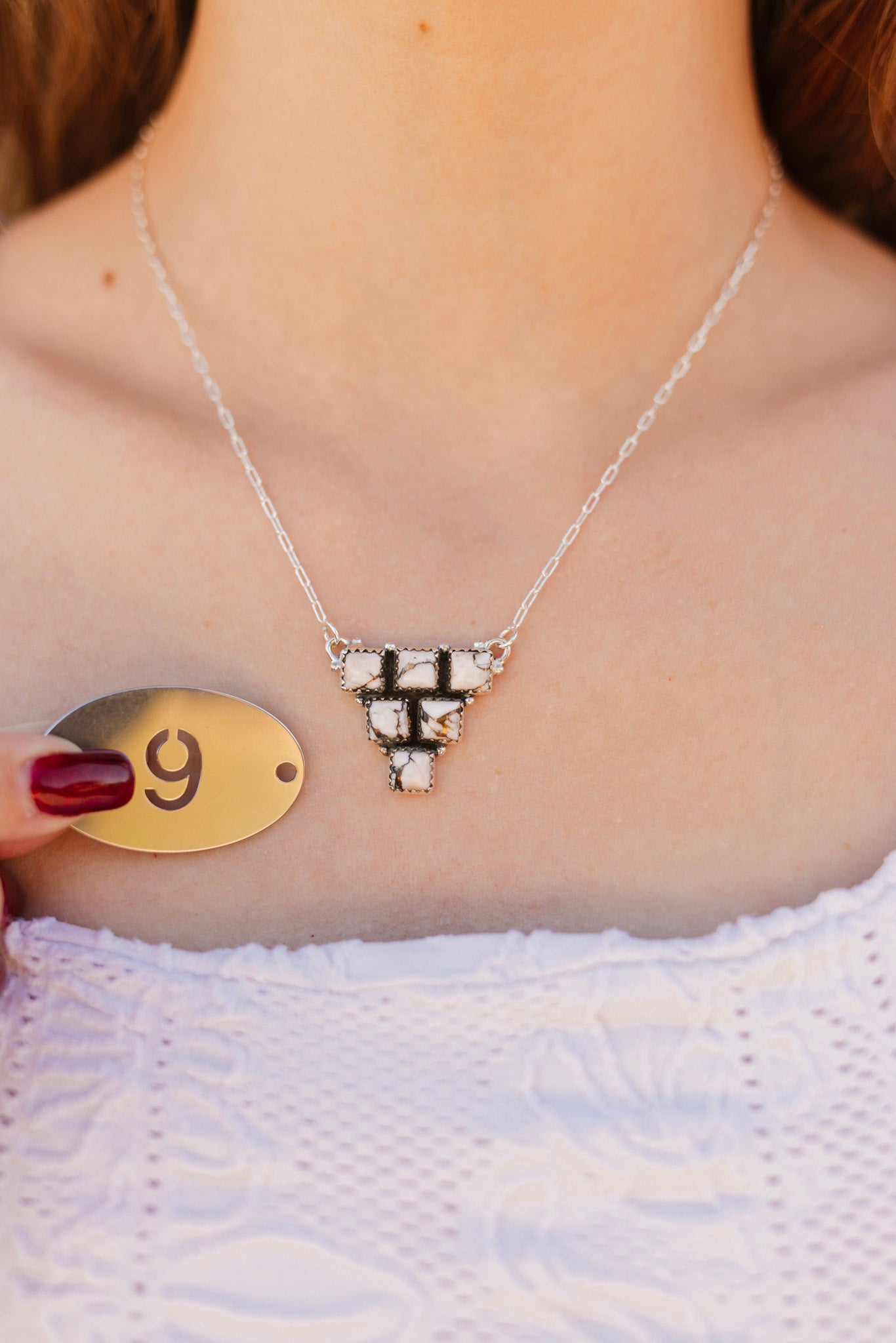 Perfectly Captured Stone Cluster Necklaces-Necklaces-Krush Kandy, Women's Online Fashion Boutique Located in Phoenix, Arizona (Scottsdale Area)