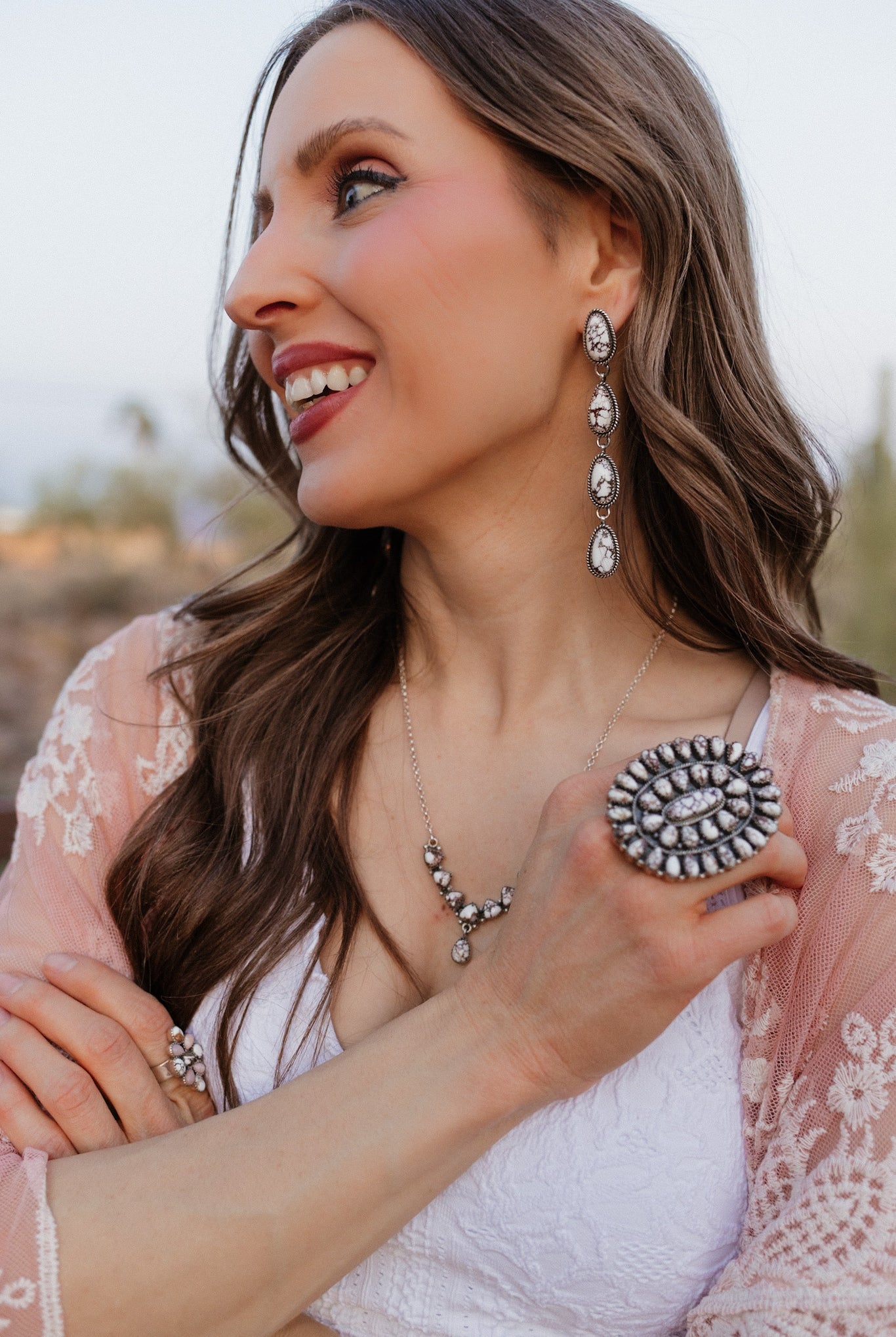 Big Mama Concho Ring MADE TO ORDER-Cluster Rings-Krush Kandy, Women's Online Fashion Boutique Located in Phoenix, Arizona (Scottsdale Area)