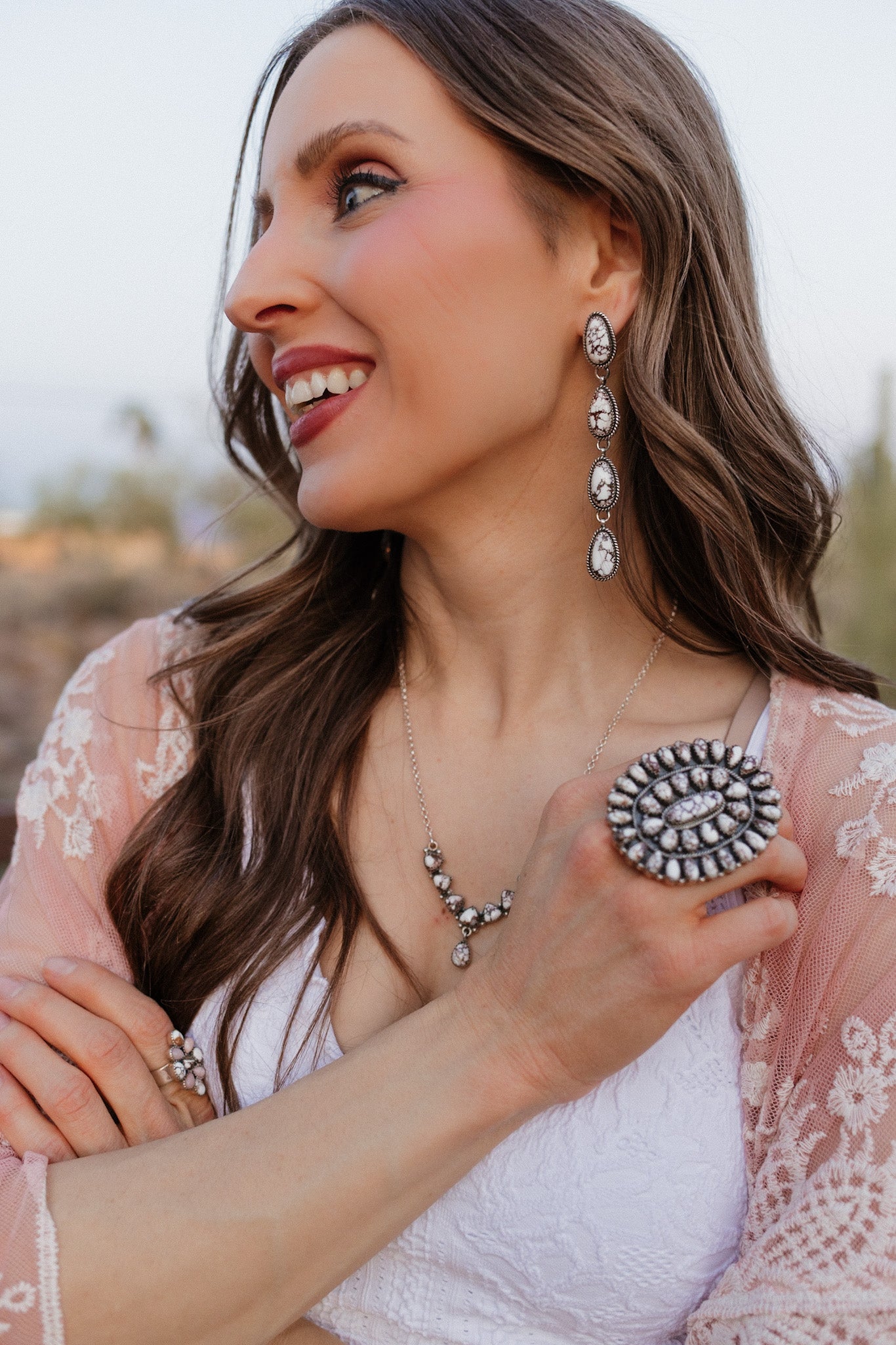 Big Mama Concho Ring MADE TO ORDER-Cluster Rings-Krush Kandy, Women's Online Fashion Boutique Located in Phoenix, Arizona (Scottsdale Area)