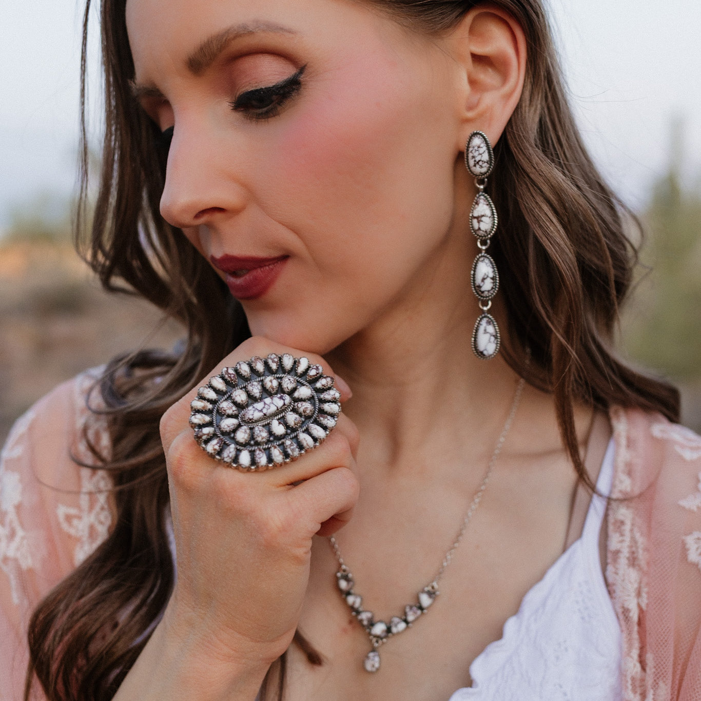 Big Mama Concho Ring MADE TO ORDER-Cluster Rings-Krush Kandy, Women's Online Fashion Boutique Located in Phoenix, Arizona (Scottsdale Area)