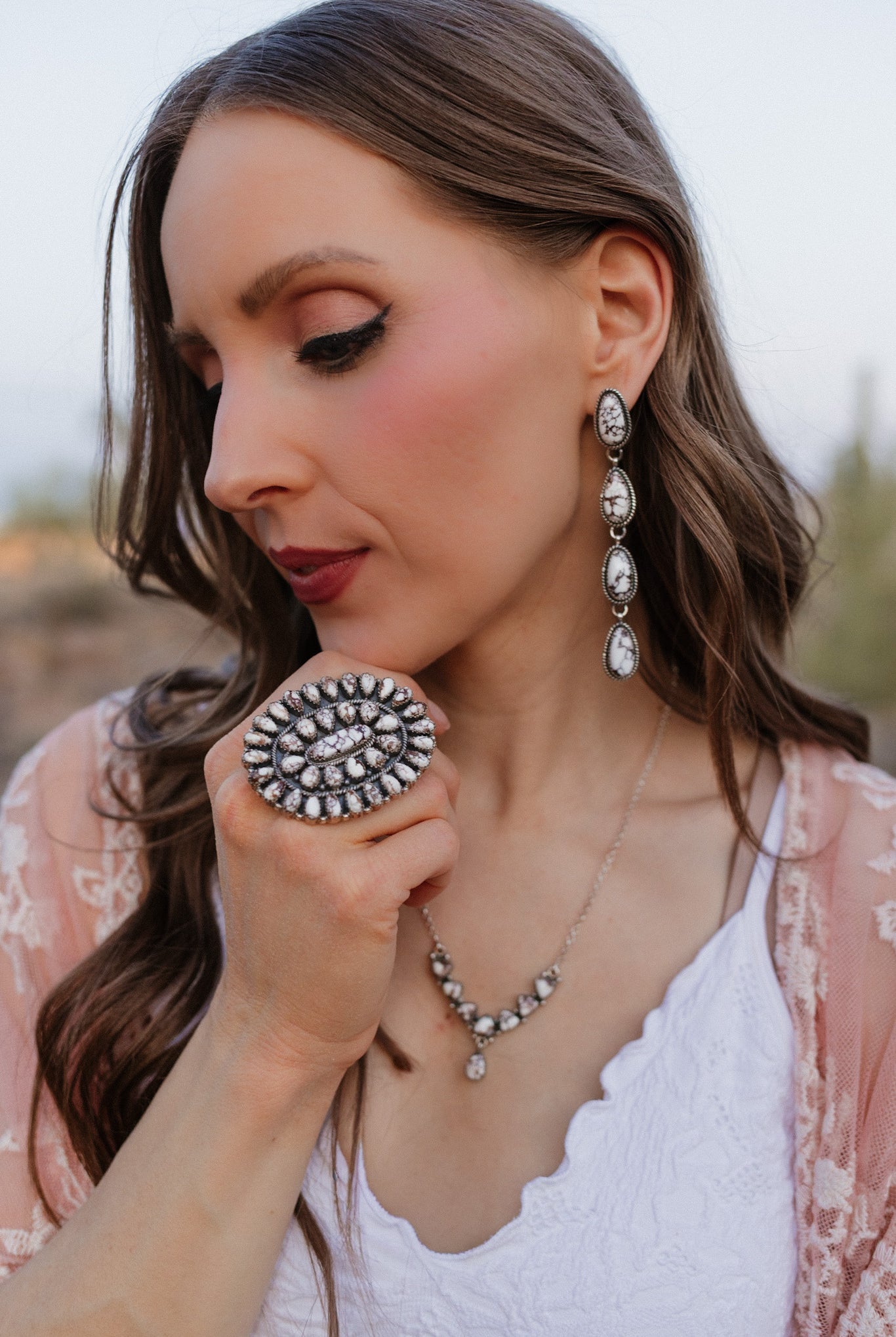 Big Mama Concho Ring MADE TO ORDER-Cluster Rings-Krush Kandy, Women's Online Fashion Boutique Located in Phoenix, Arizona (Scottsdale Area)