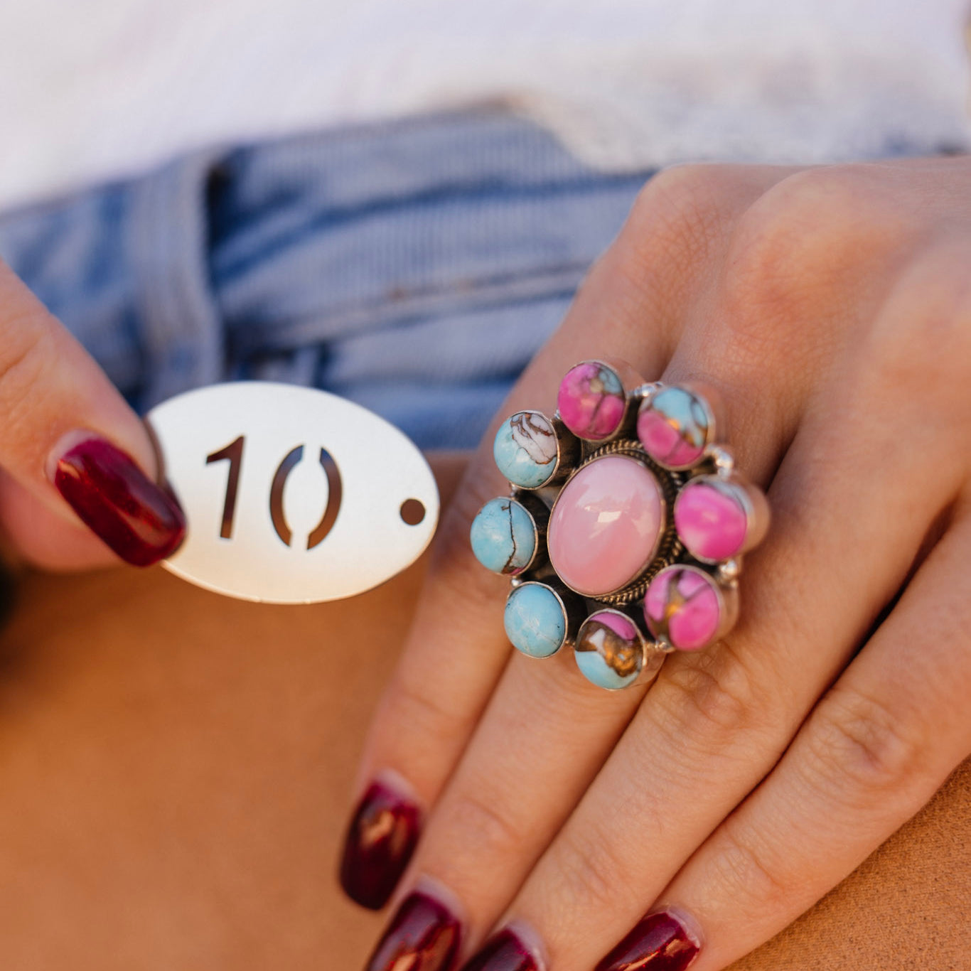 Cotton Kandy & Pink Conch Rings-Rings-Krush Kandy, Women's Online Fashion Boutique Located in Phoenix, Arizona (Scottsdale Area)