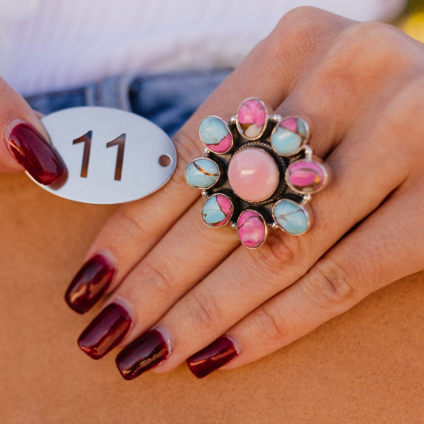 Cotton Kandy & Pink Conch Rings-Rings-Krush Kandy, Women's Online Fashion Boutique Located in Phoenix, Arizona (Scottsdale Area)