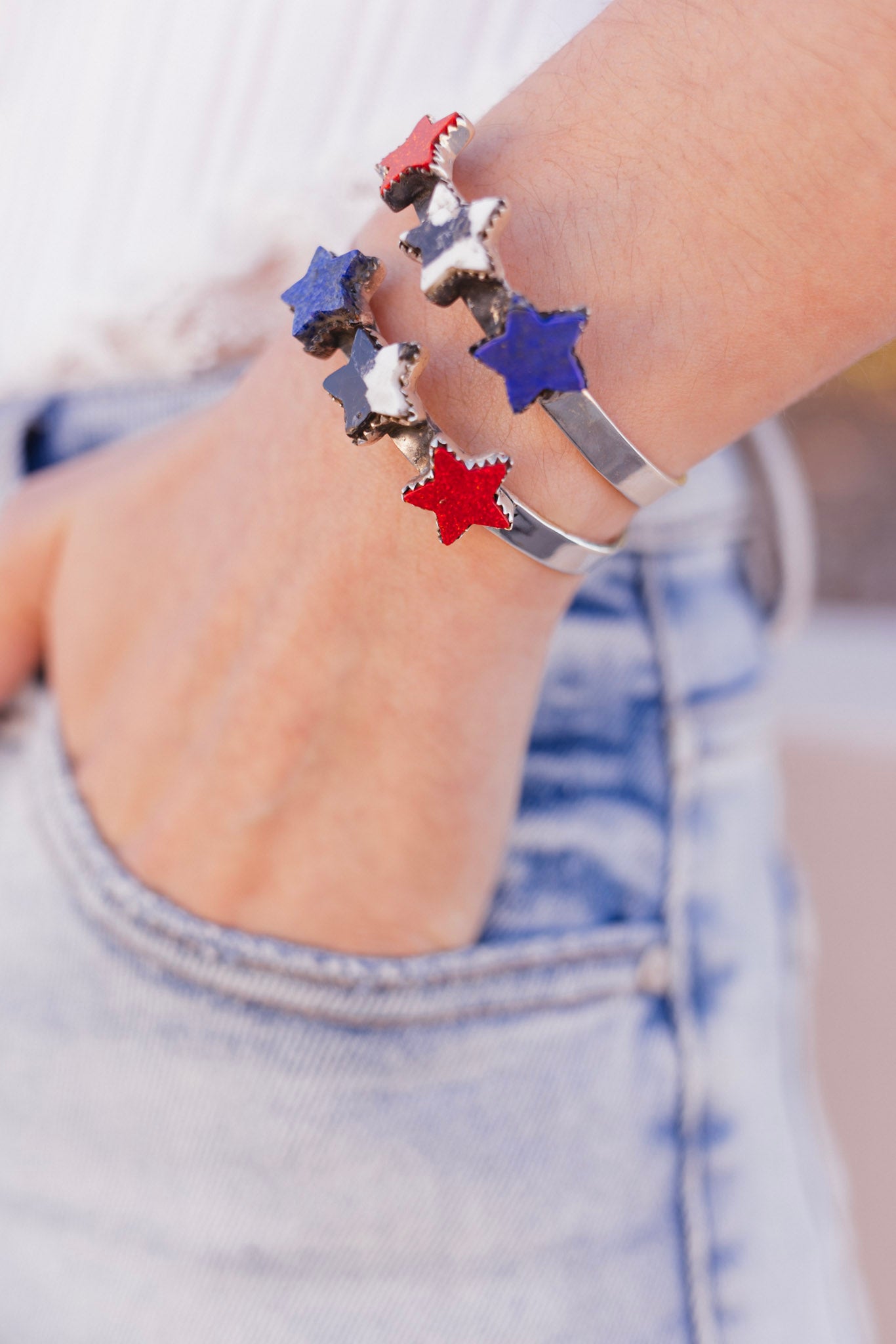 Rodeo Ranger Star Cuff-Bracelets-Krush Kandy, Women's Online Fashion Boutique Located in Phoenix, Arizona (Scottsdale Area)