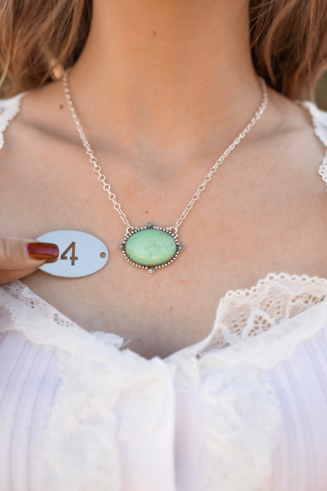 Deer Fawn & Varascite Big Slab Necklaces-Necklaces-Krush Kandy, Women's Online Fashion Boutique Located in Phoenix, Arizona (Scottsdale Area)