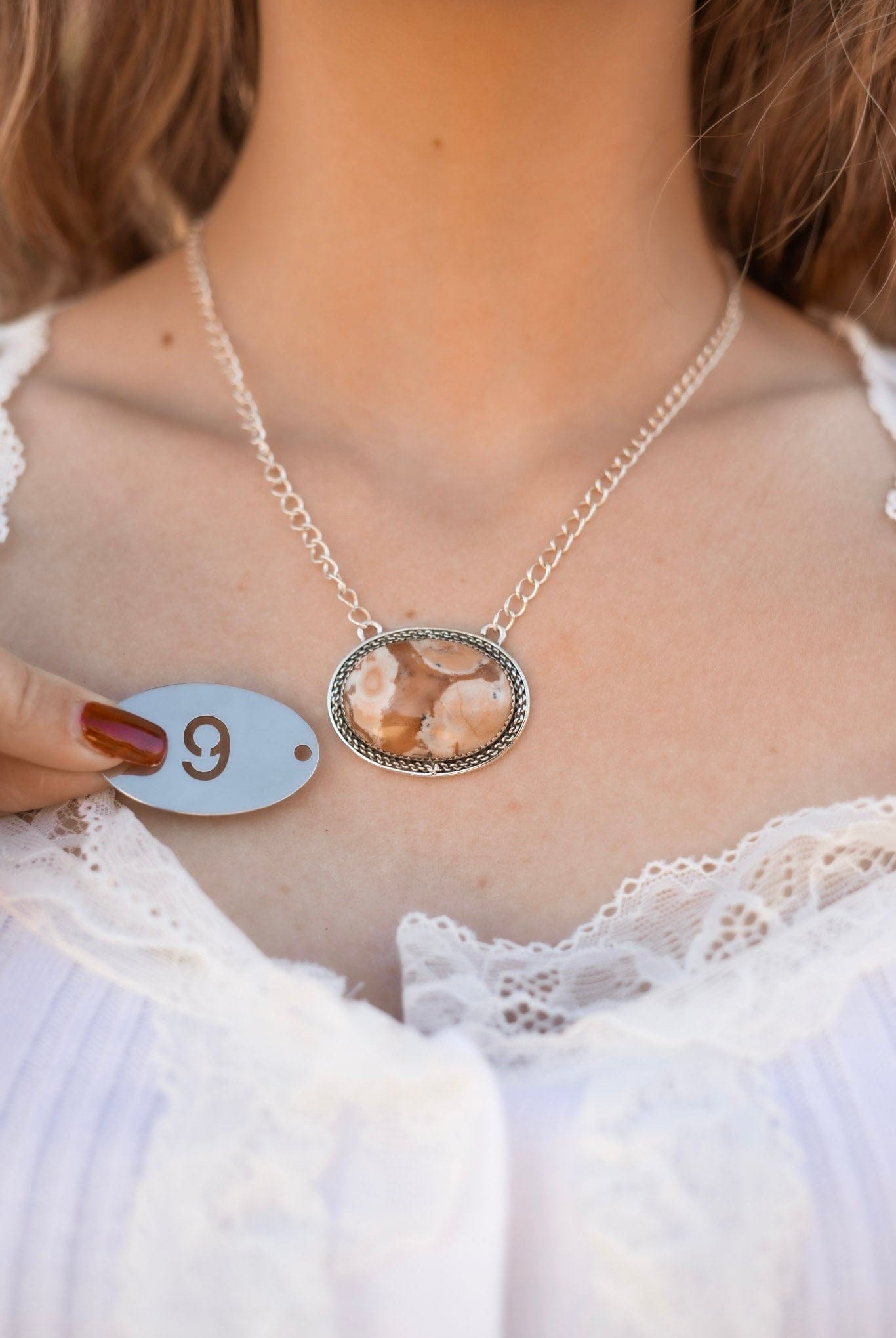 Deer Fawn & Varascite Big Slab Necklaces-Necklaces-Krush Kandy, Women's Online Fashion Boutique Located in Phoenix, Arizona (Scottsdale Area)
