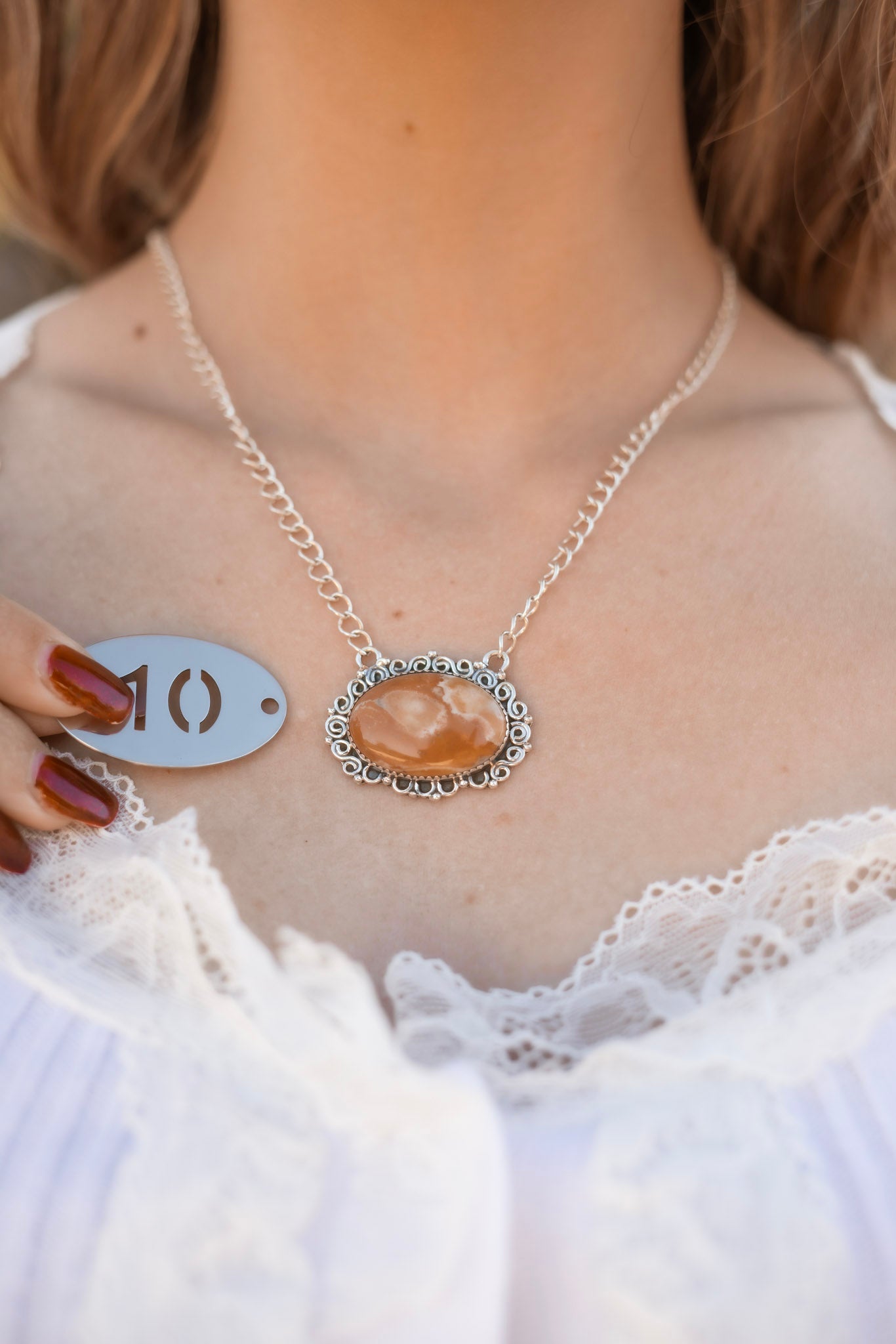 Deer Fawn & Varascite Big Slab Necklaces-Necklaces-Krush Kandy, Women's Online Fashion Boutique Located in Phoenix, Arizona (Scottsdale Area)