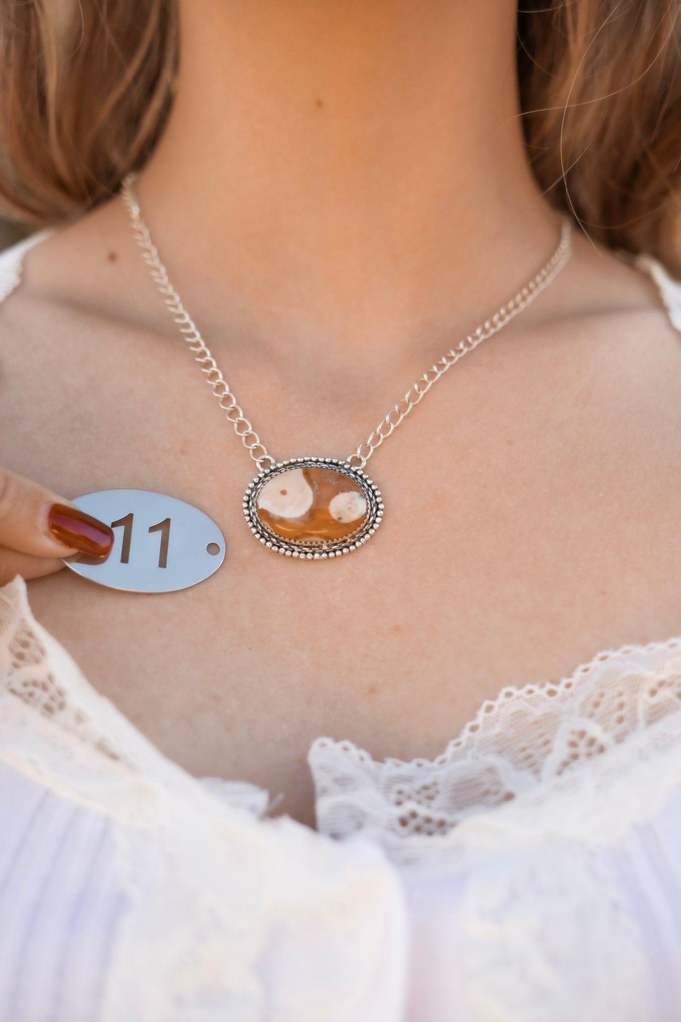 Deer Fawn & Varascite Big Slab Necklaces-Necklaces-Krush Kandy, Women's Online Fashion Boutique Located in Phoenix, Arizona (Scottsdale Area)