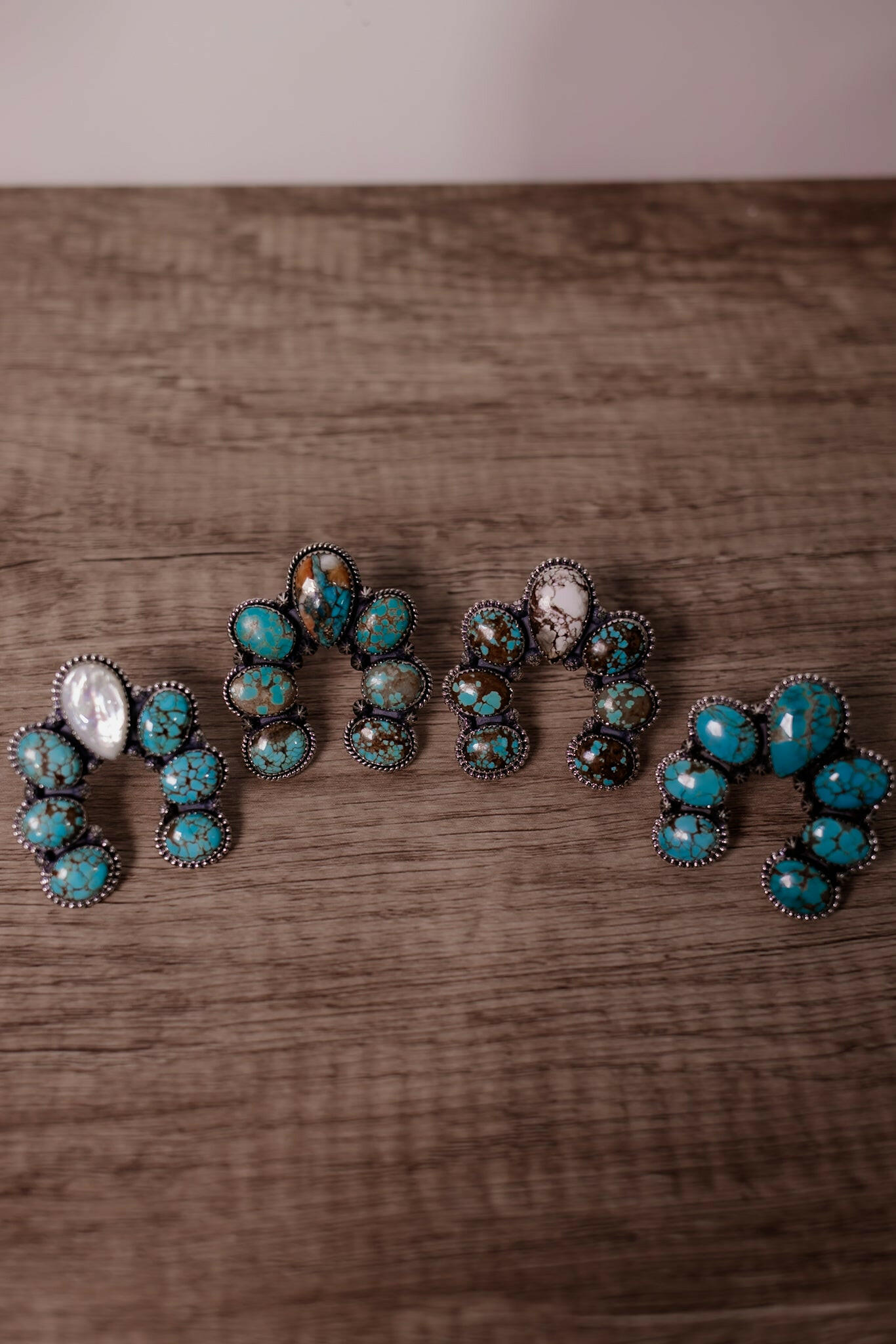 Mixed Mine 8 Horseshoe Stone ring-Cluster Rings-Krush Kandy, Women's Online Fashion Boutique Located in Phoenix, Arizona (Scottsdale Area)