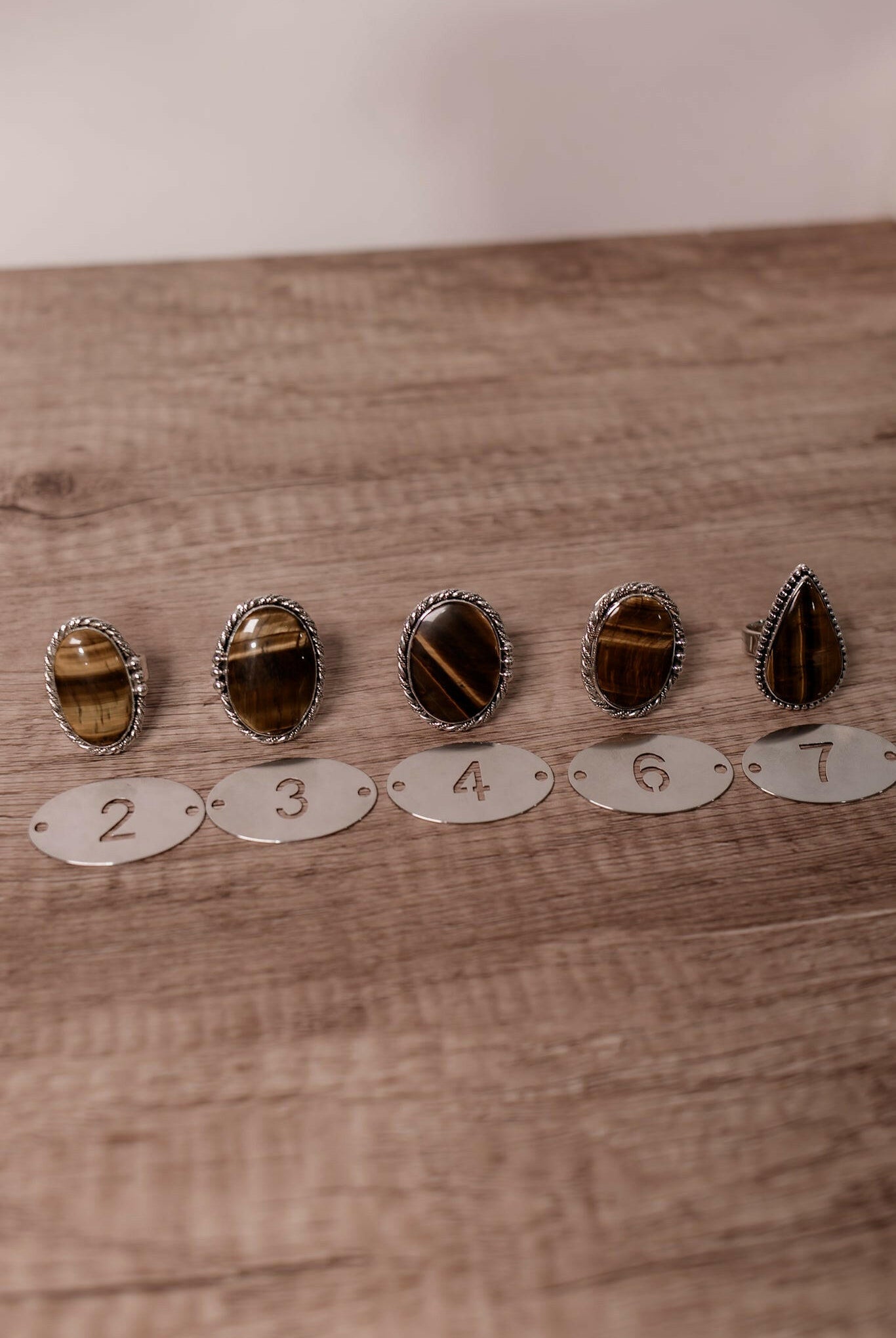Tigers Eye Slab Rings-Rings-Krush Kandy, Women's Online Fashion Boutique Located in Phoenix, Arizona (Scottsdale Area)
