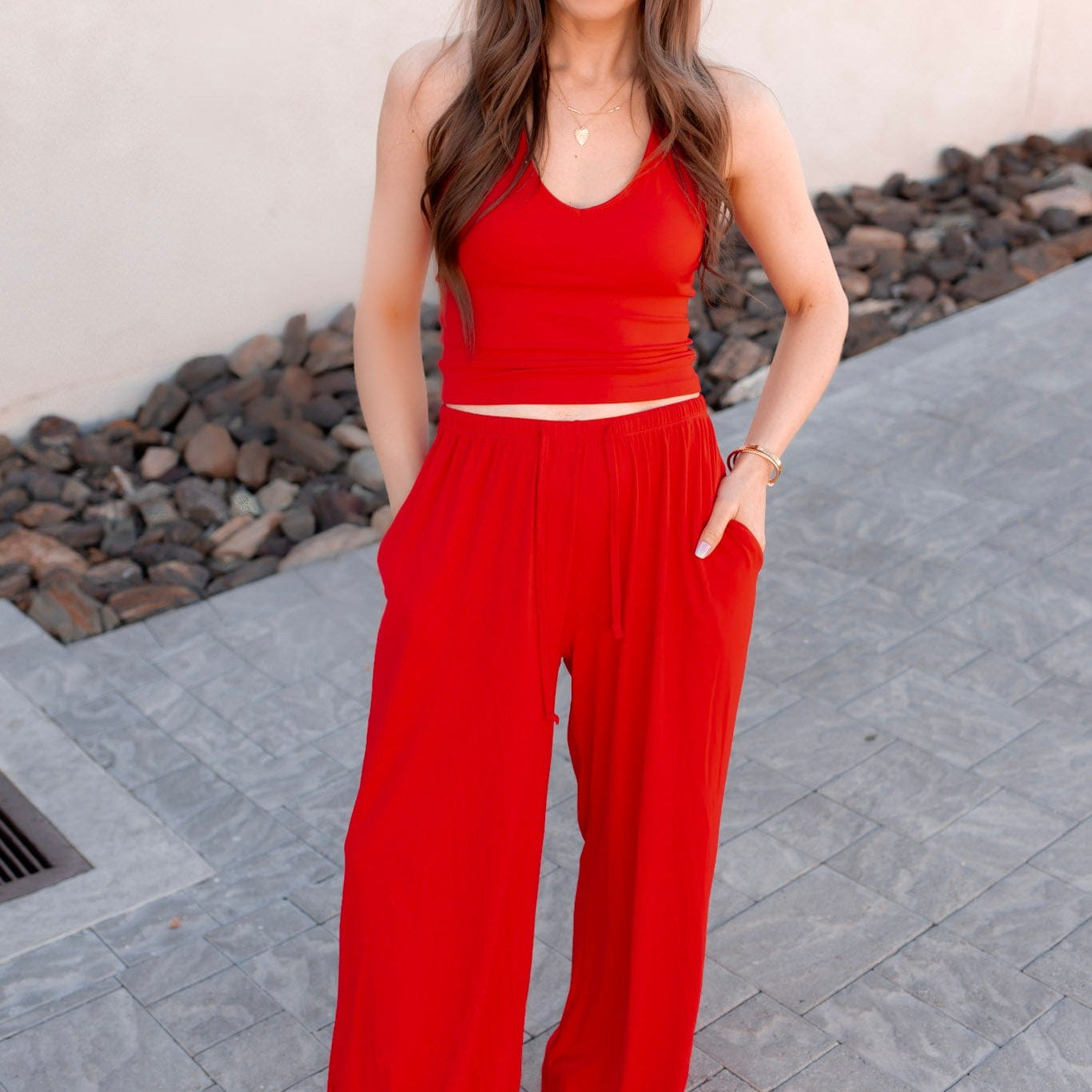 Wide Leg Pant Set-Sets-Krush Kandy, Women's Online Fashion Boutique Located in Phoenix, Arizona (Scottsdale Area)
